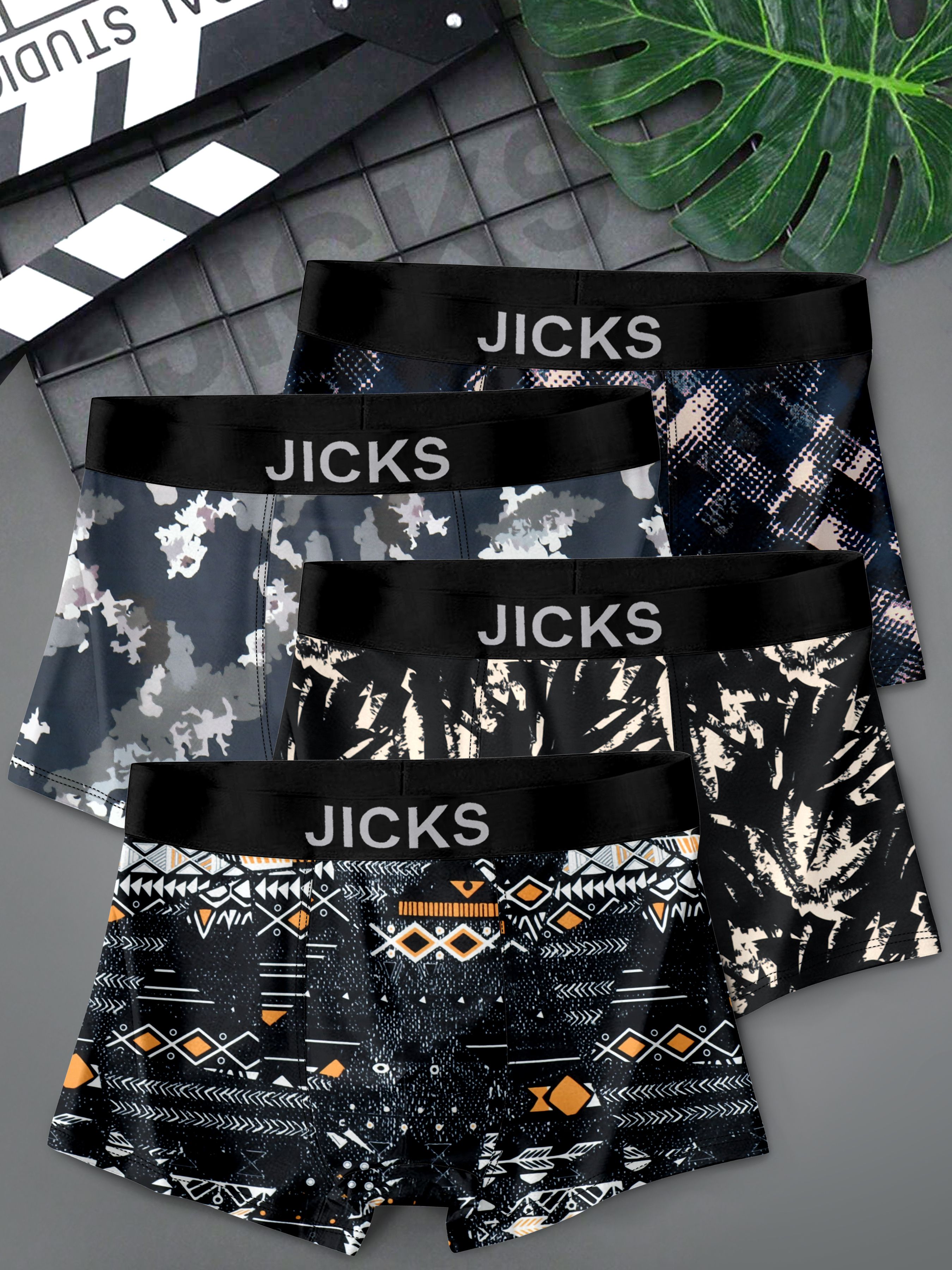 jicks Pack of 4 Printed Men Trunk-picture-44
