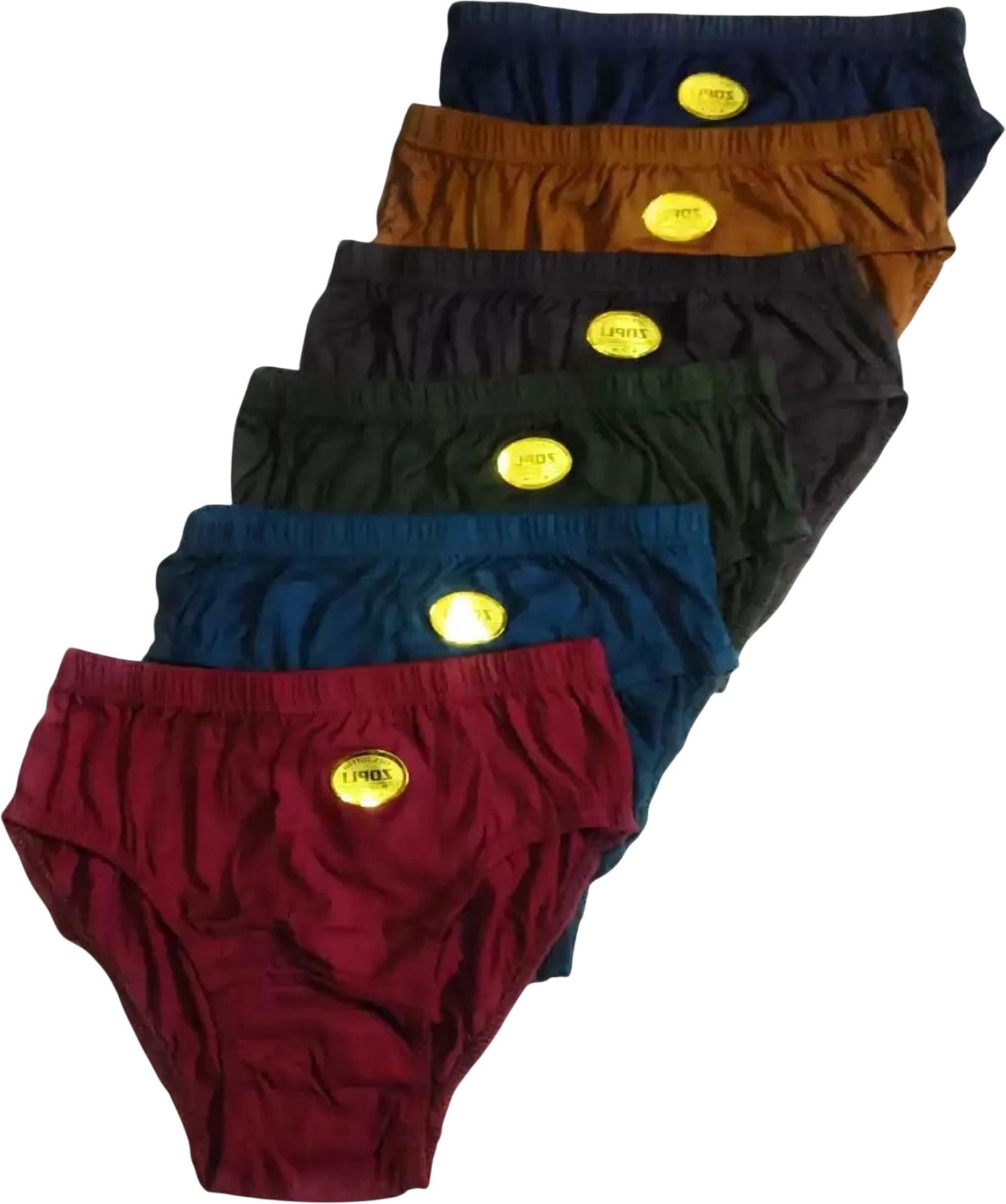 apscustoms Pack of 6 Solid Men Brief-picture-41