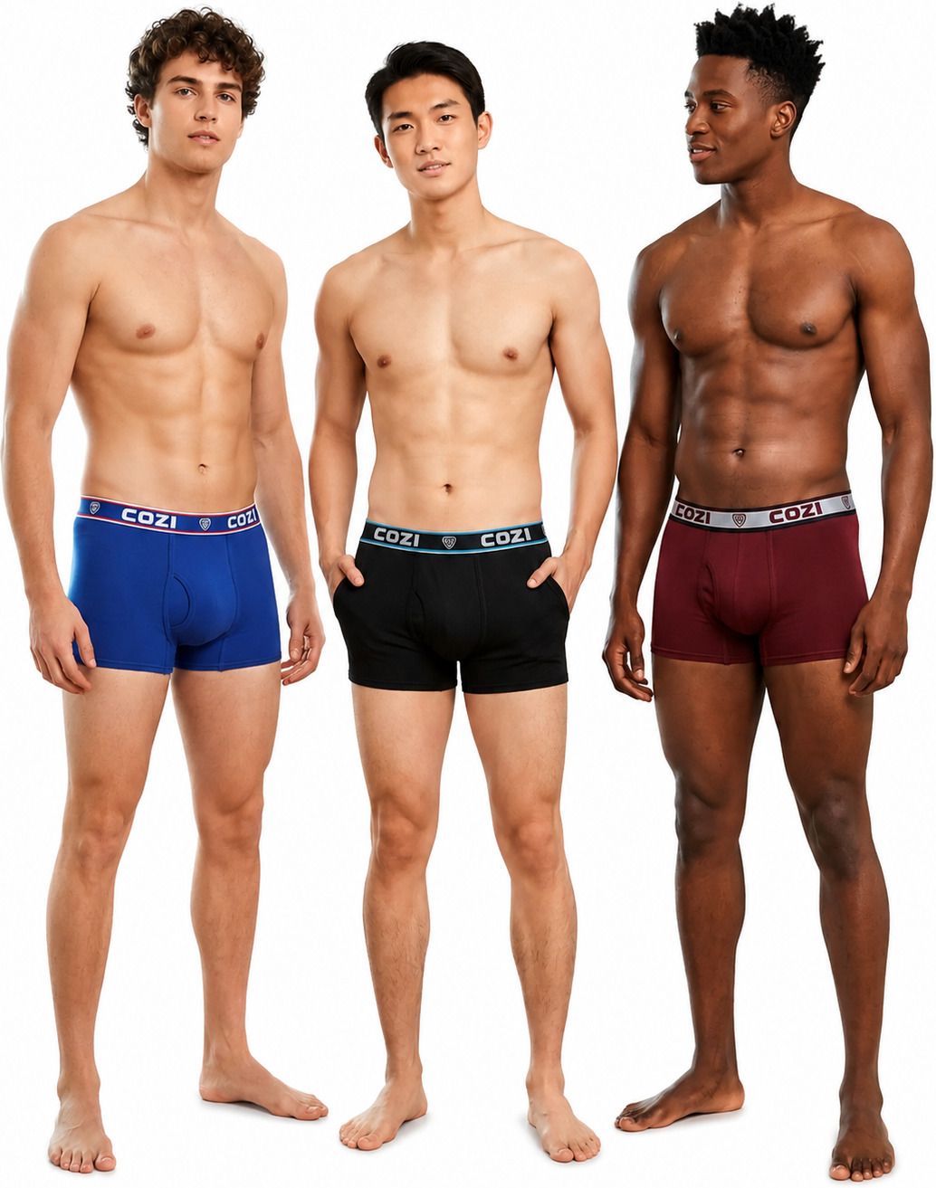 lux cozi Pack of 3 Solid Men Trunk-picture-40