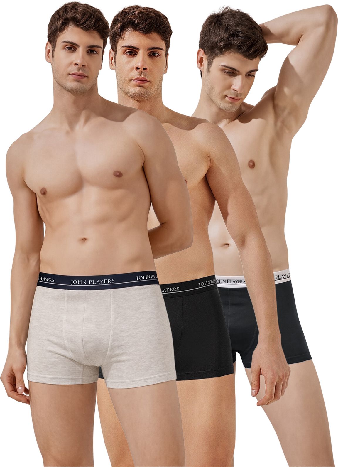 john players Pack of 3 Solid Men Trunk-picture-10