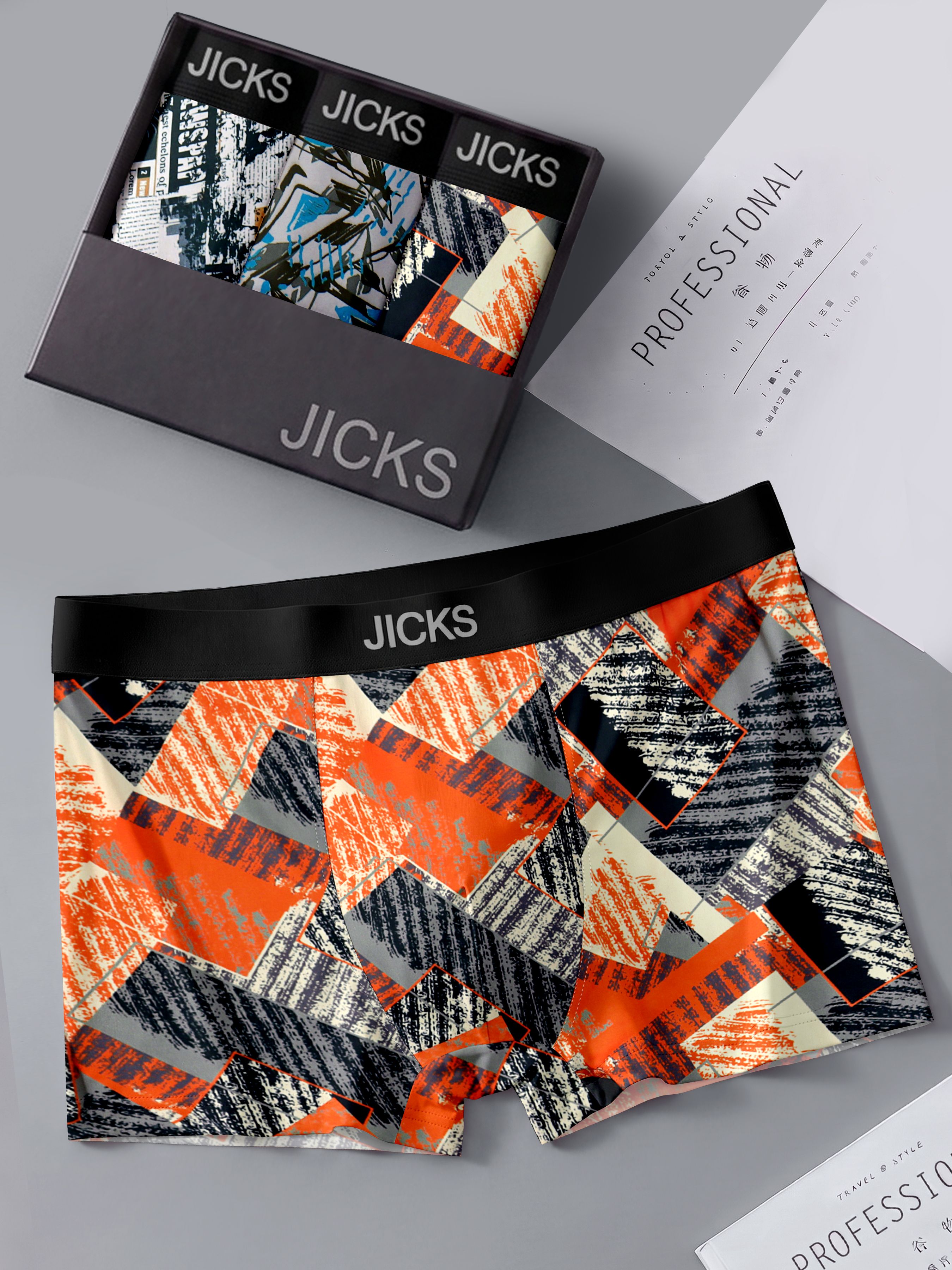 jicks Pack of 3 Printed Men Trunk-picture-11