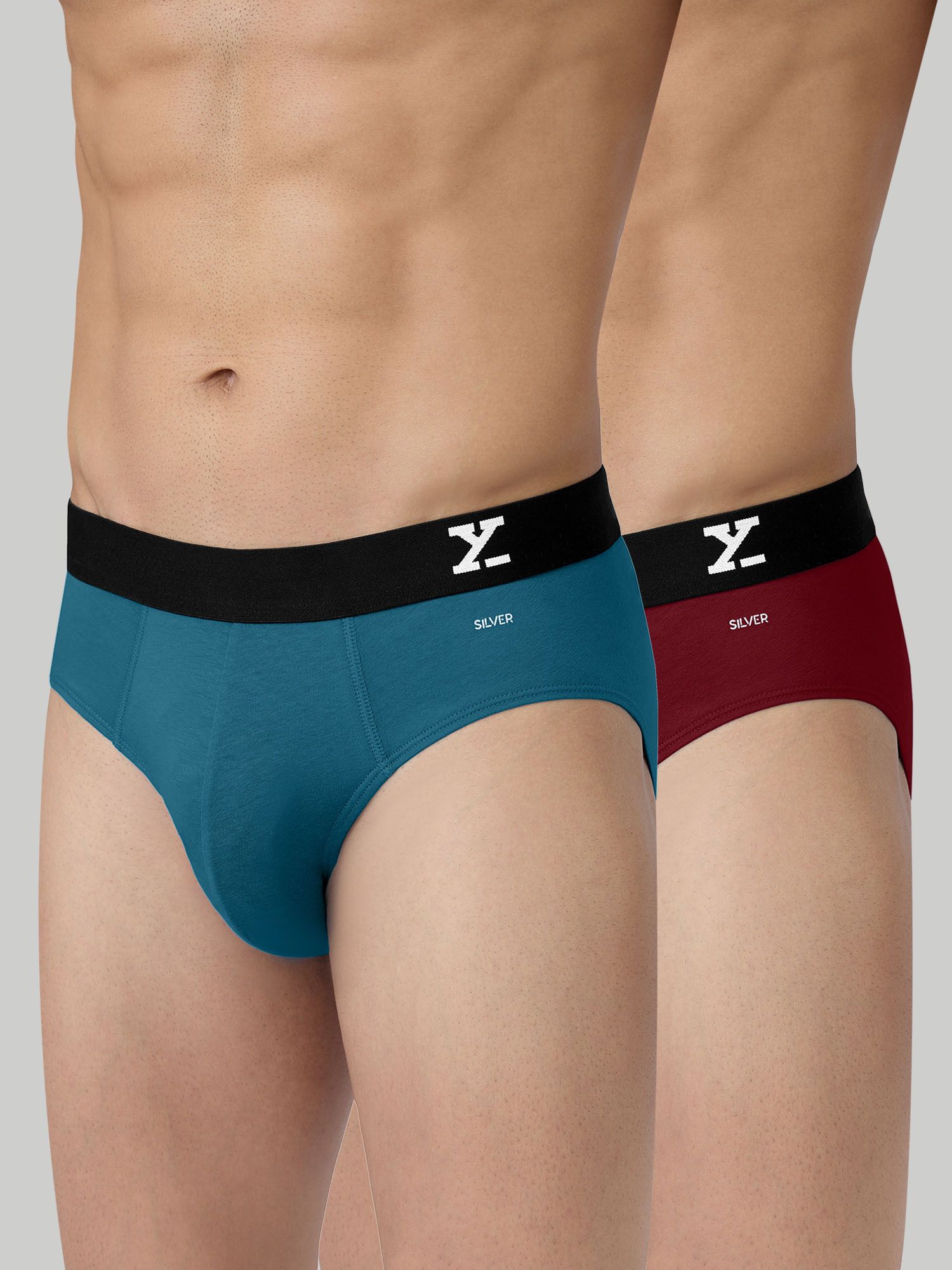 xyxx Pack of 2 Aero Anti-bacterial Odour-free cotton Solid Men Brief-picture-10