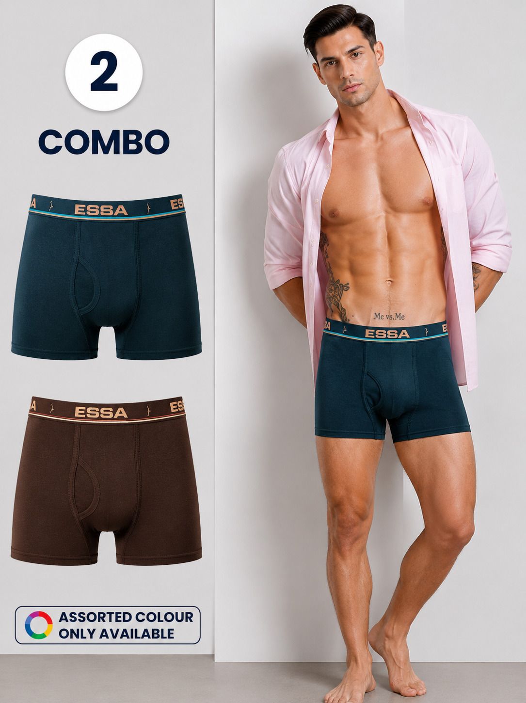essa Pack of 2 Solid Men Trunk-picture-47