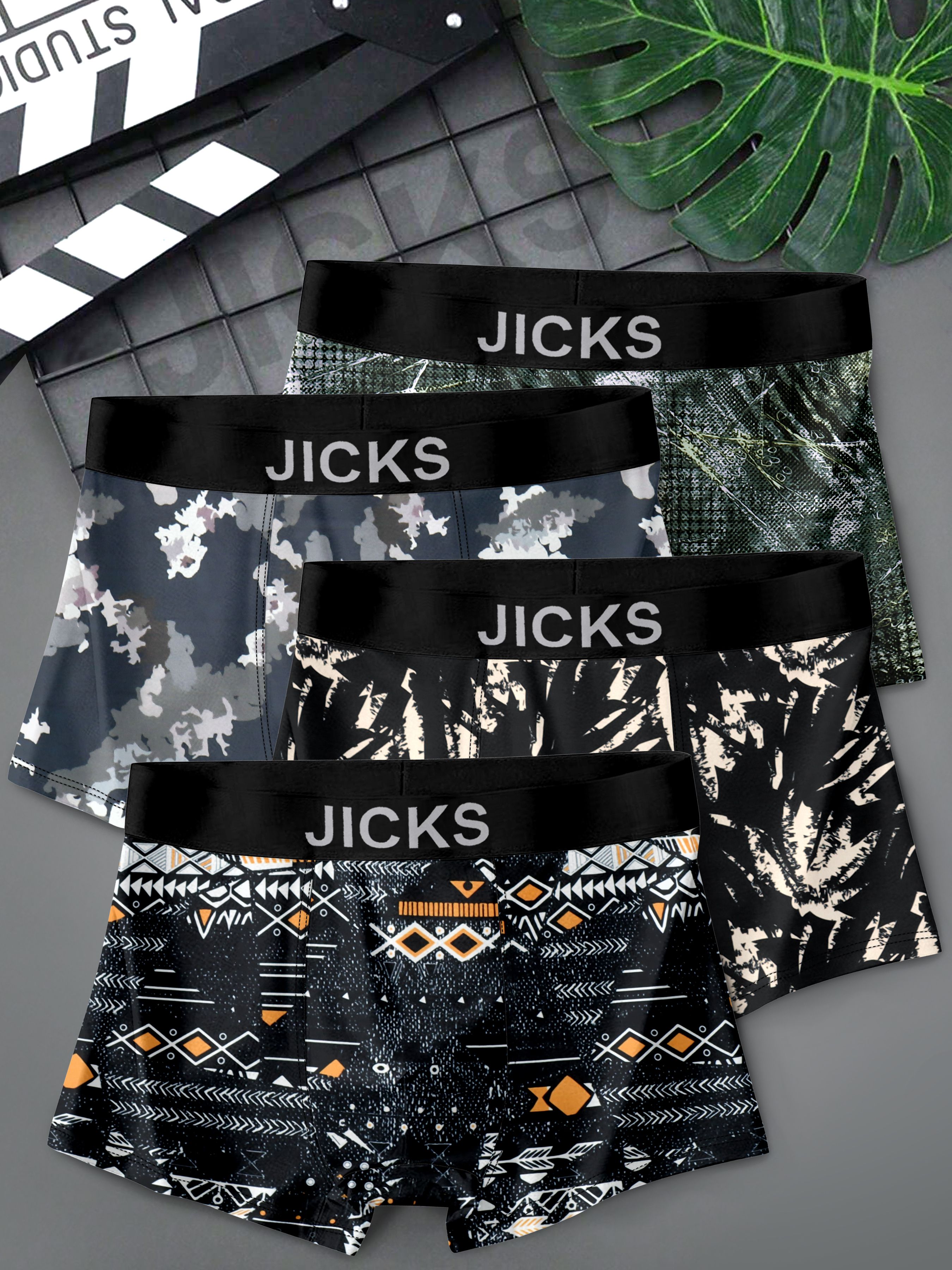 jicks Pack of 4 Printed Men Trunk-picture-46