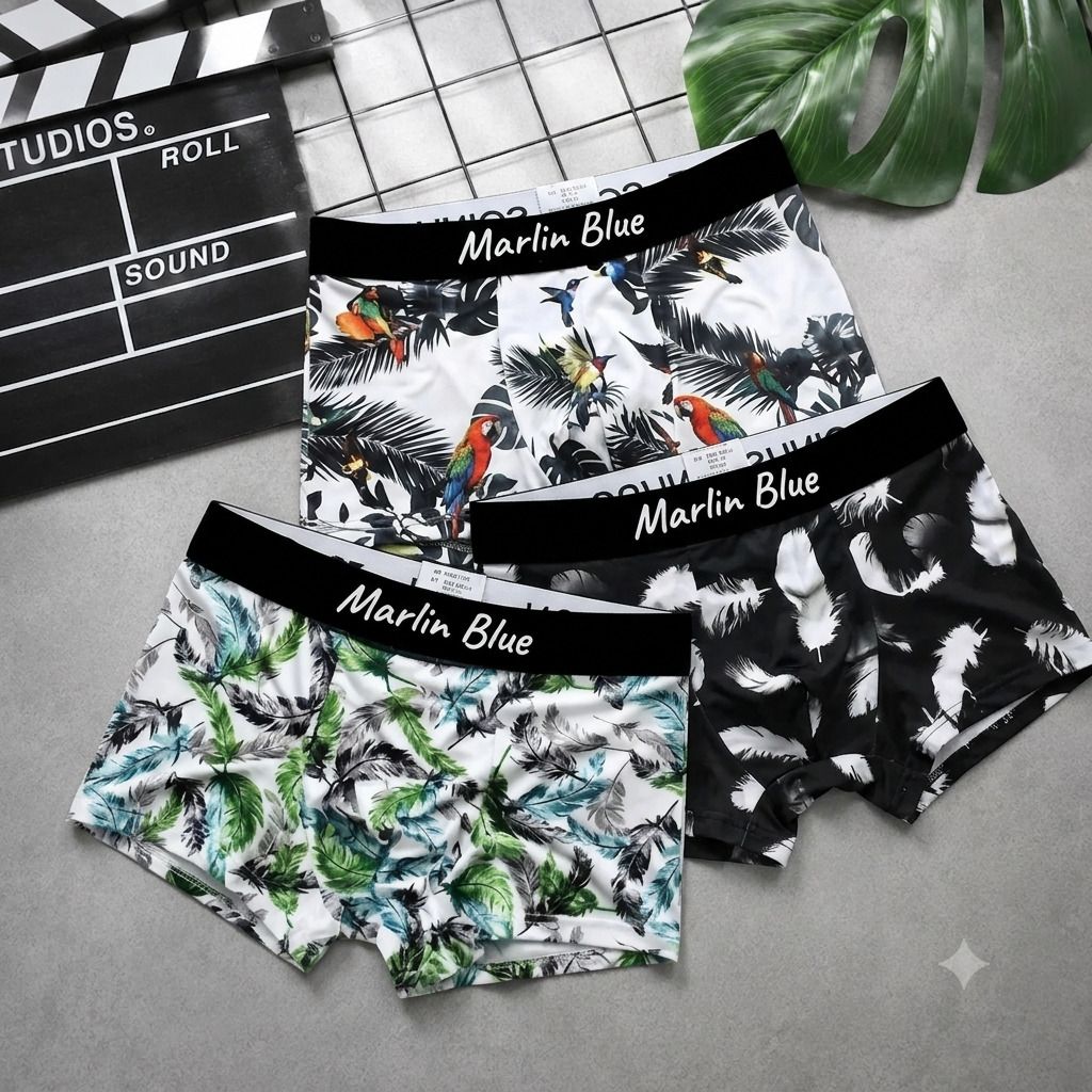 marlin blue Printed Men Brief-picture-39