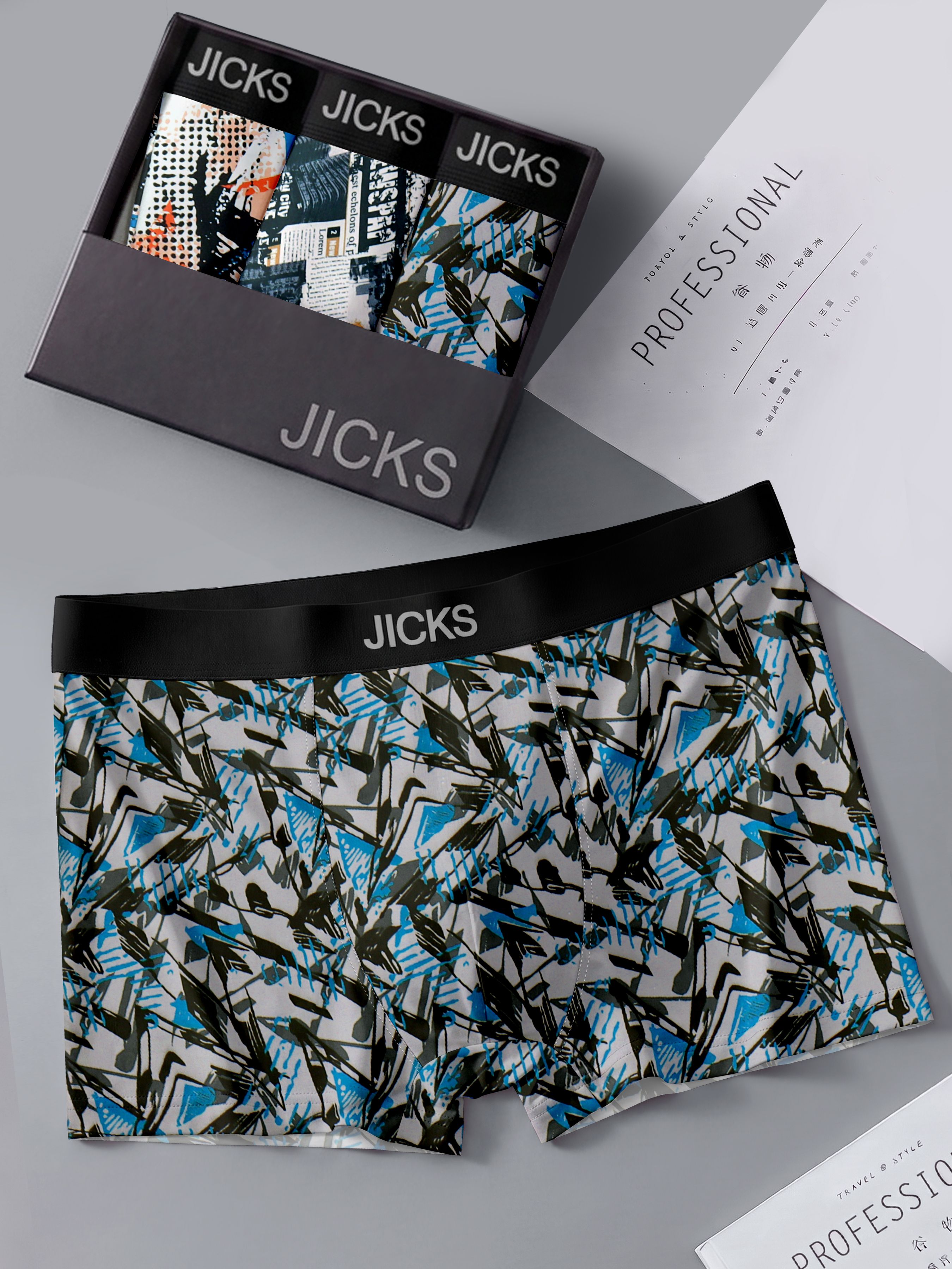 jicks Pack of 3 Printed Men Trunk-picture-23