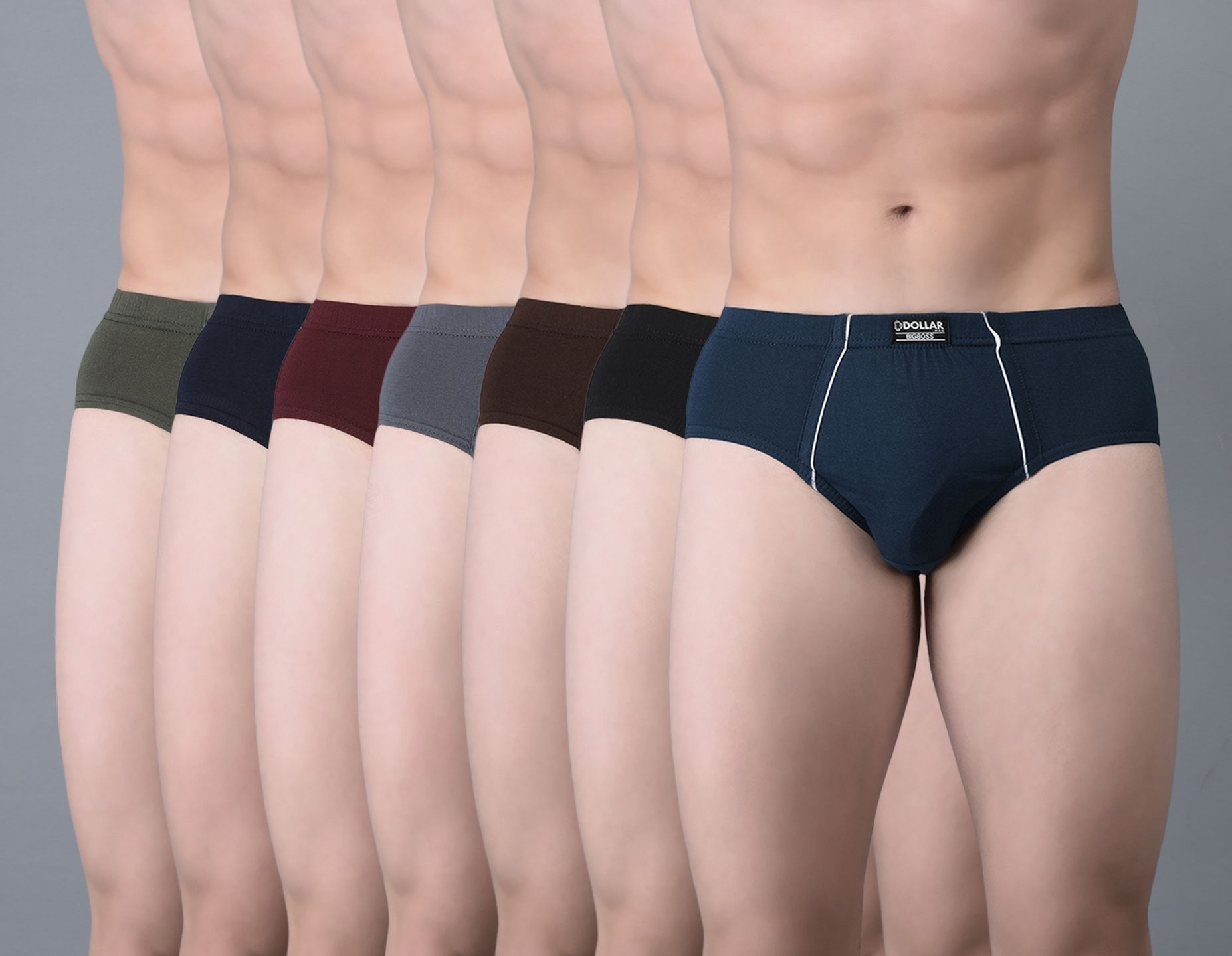 dollar bigboss Pack of 2 Anti-Microbial Super Combed Cotton Solid Men Brief-picture-10