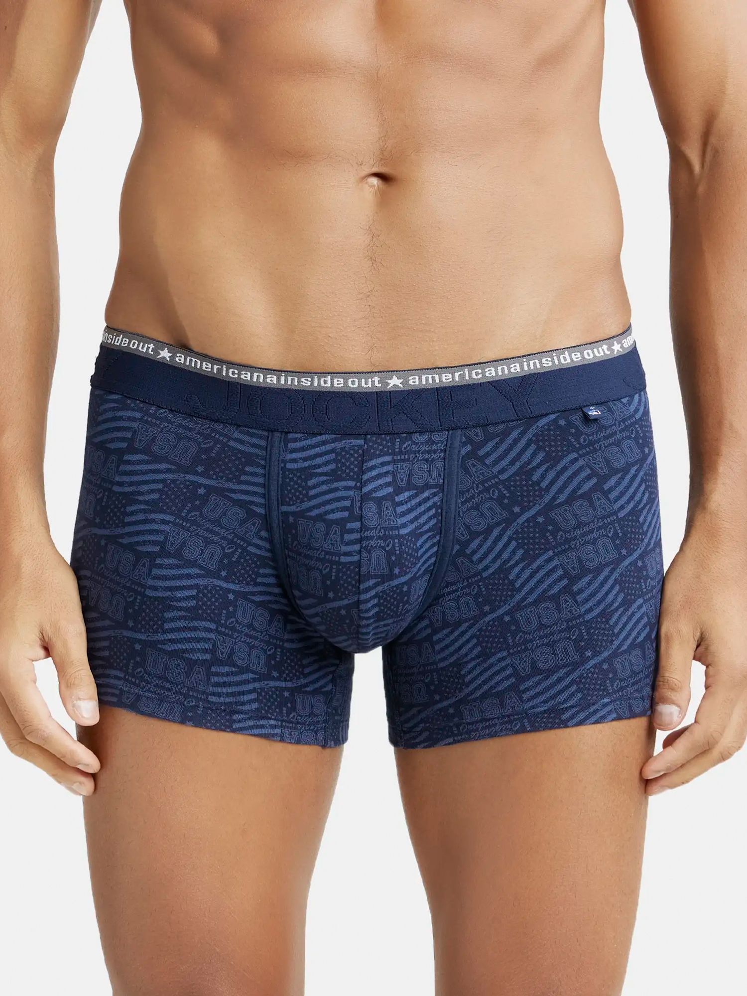 US63 Super Combed Cotton Elastane Stretch Men Trunk-image-4