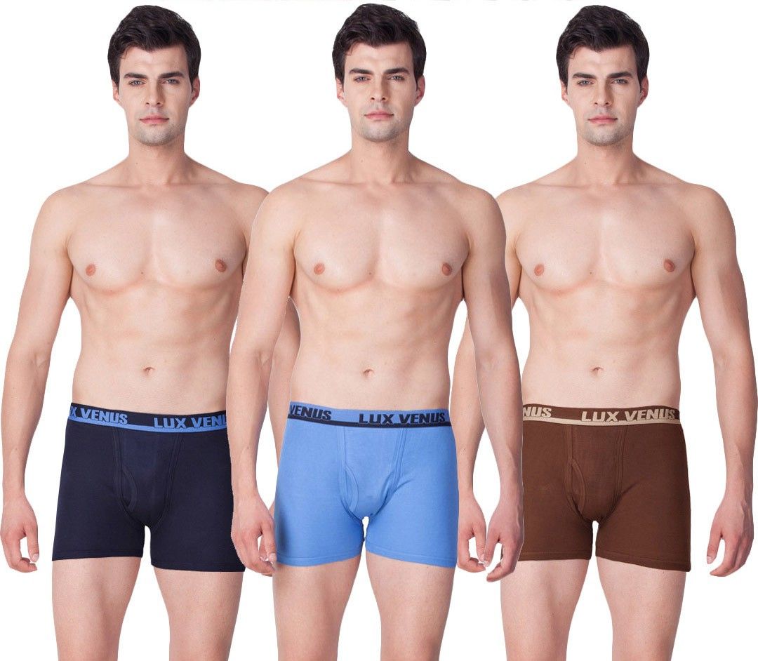 lux Pack of 3 Solid Men Trunk-picture-36