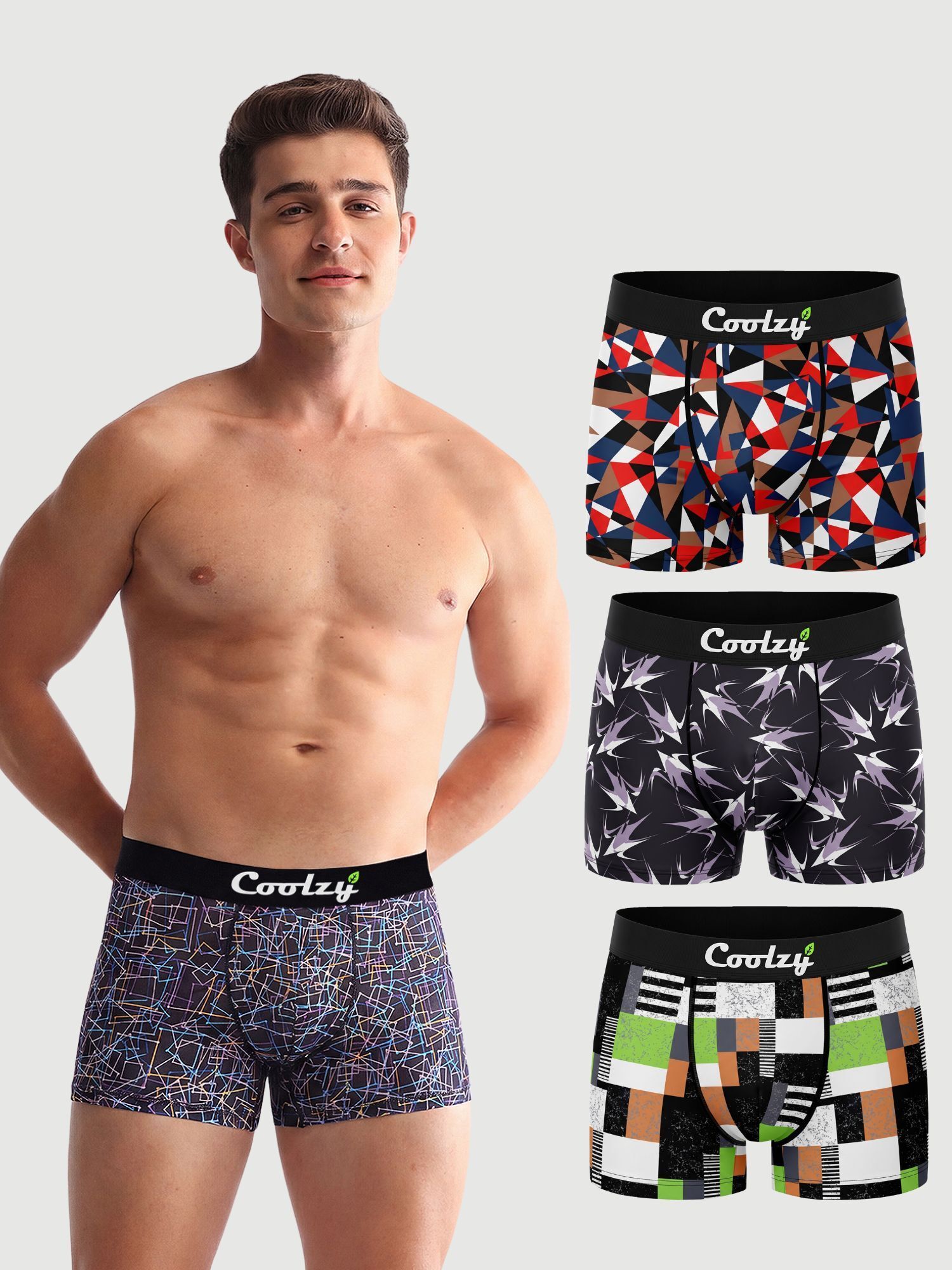 ecoundies Pack of 4 Printed Men Trunk-picture-7