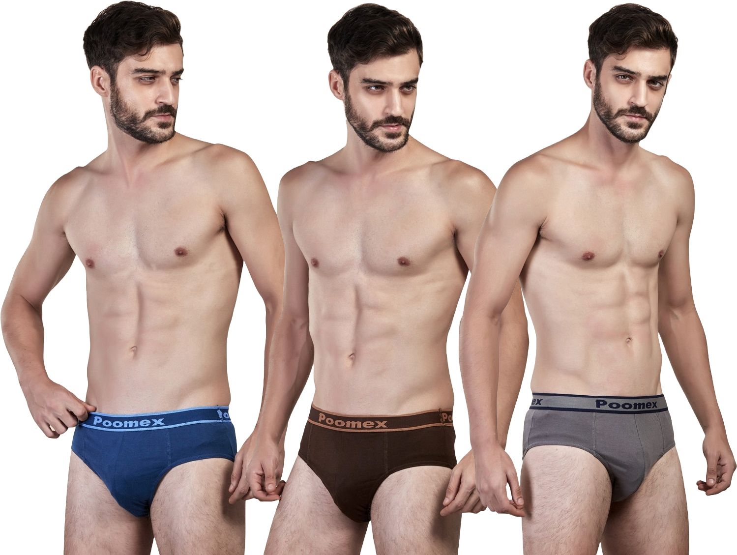 Pack of 3 Solid Men Brief