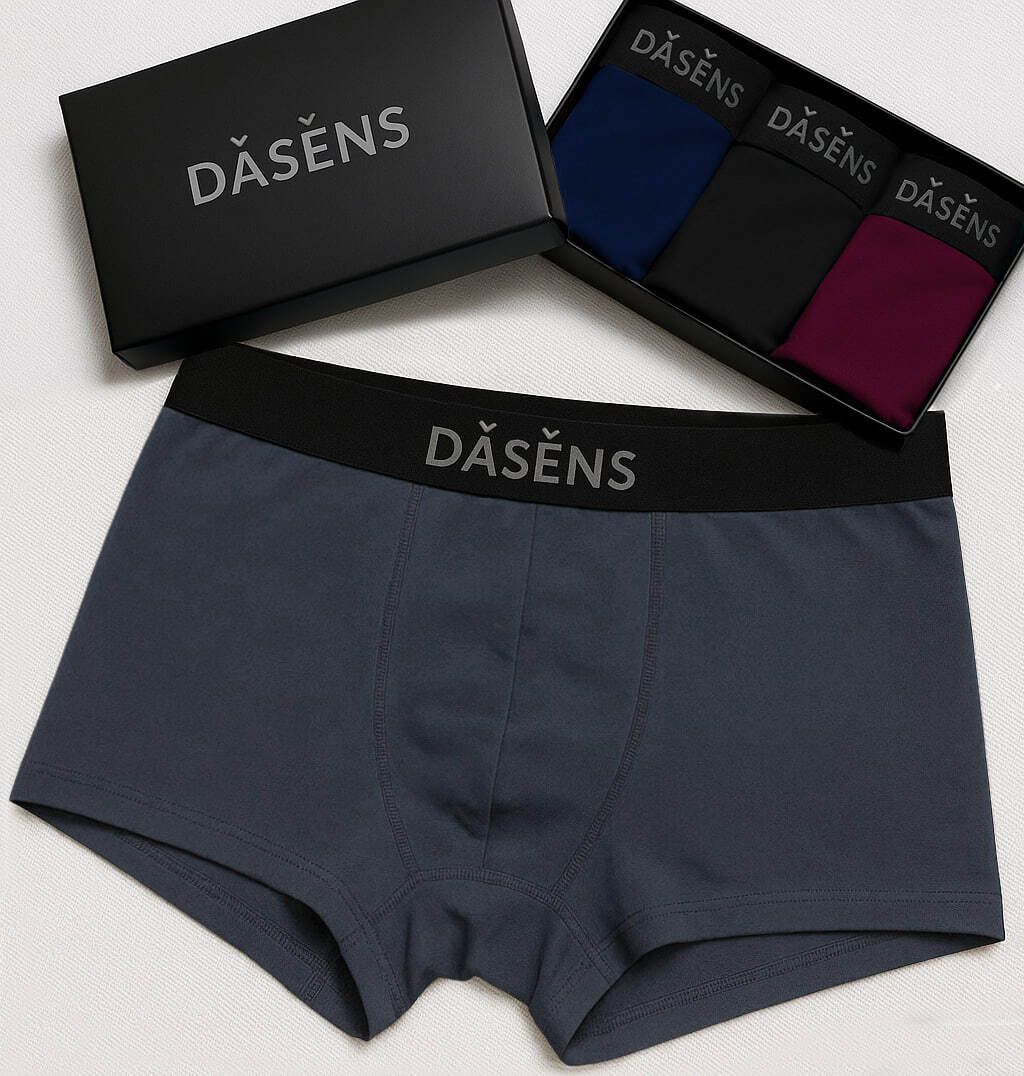 dasens Pack of 3 Solid Men Trunk-picture-5