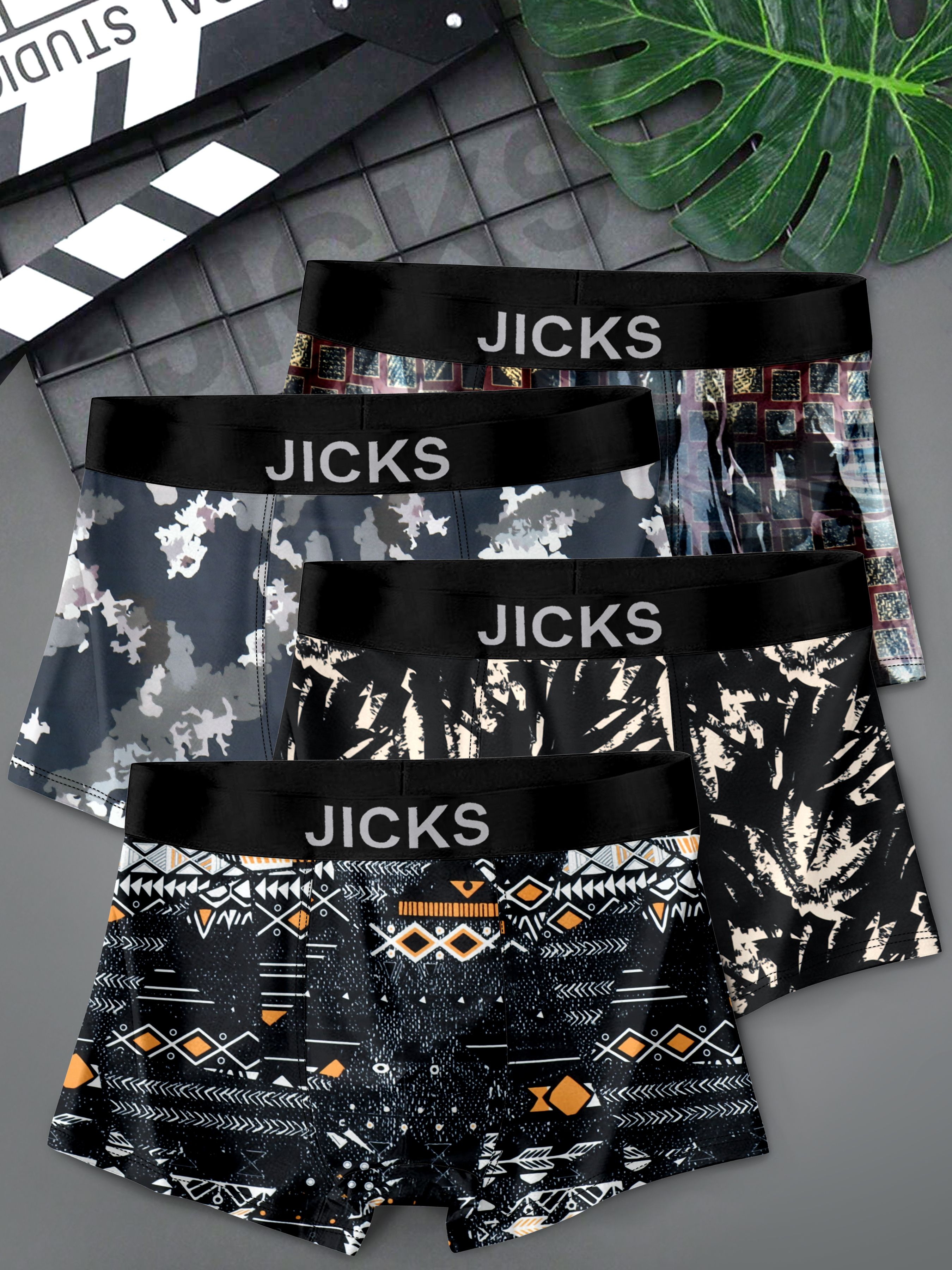 jicks Pack of 4 Printed Men Trunk-picture-33