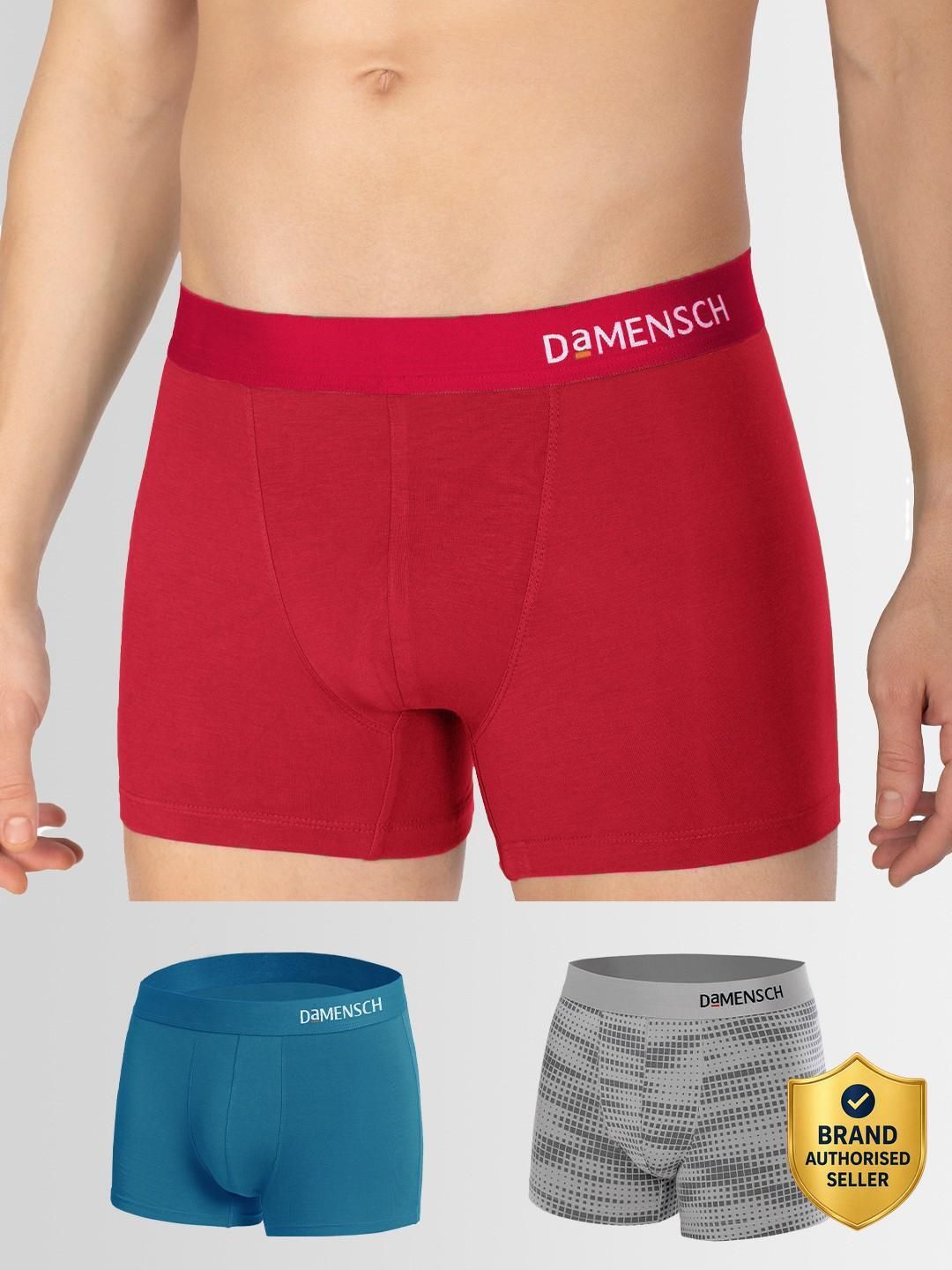 damensch Pack of 3 Deo-Soft Deodorizing Anti-Bacterial Printed Men Trunk-picture-20