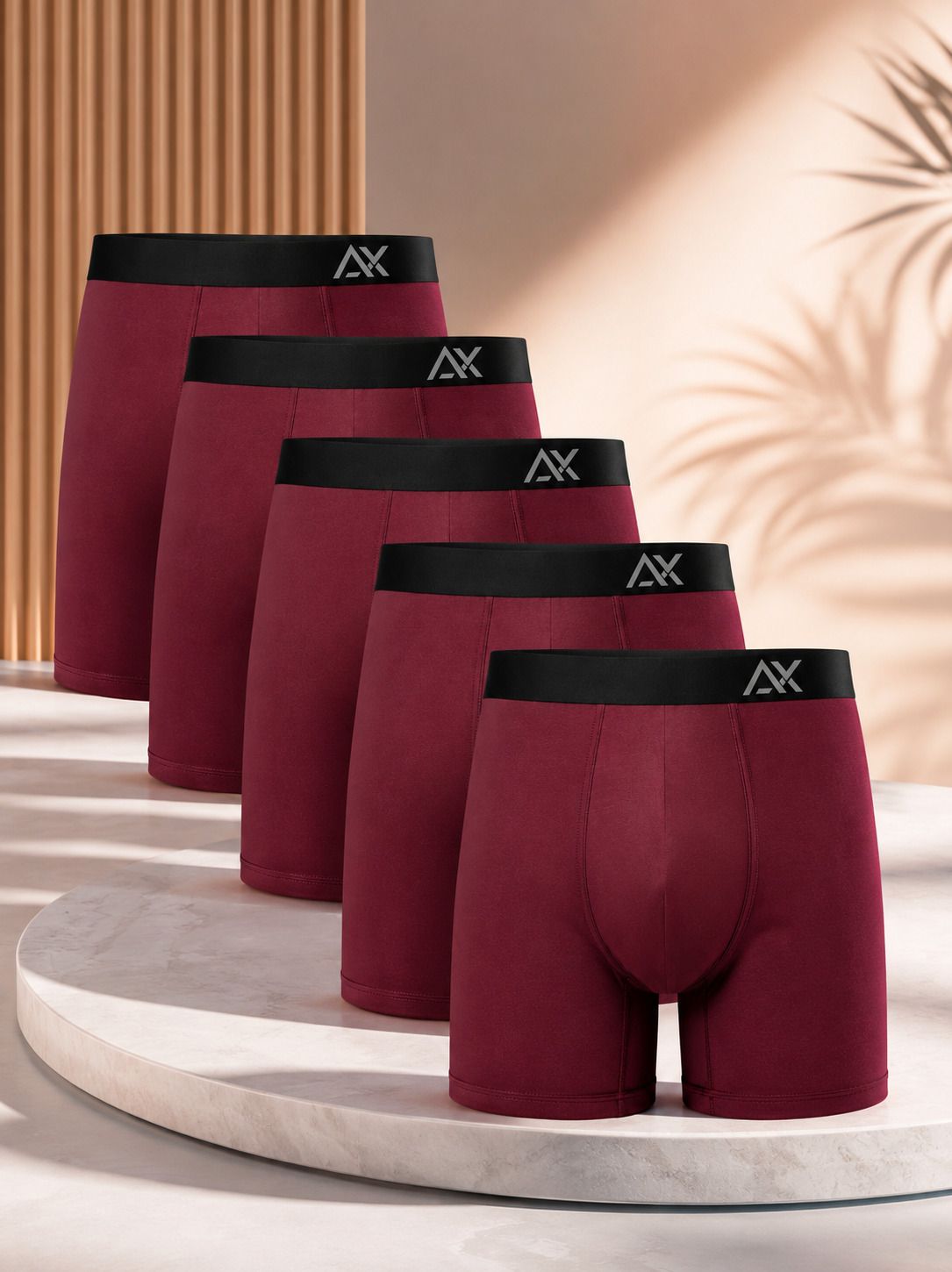 aaoxx Pack of 5 Solid Men Trunk-picture-13