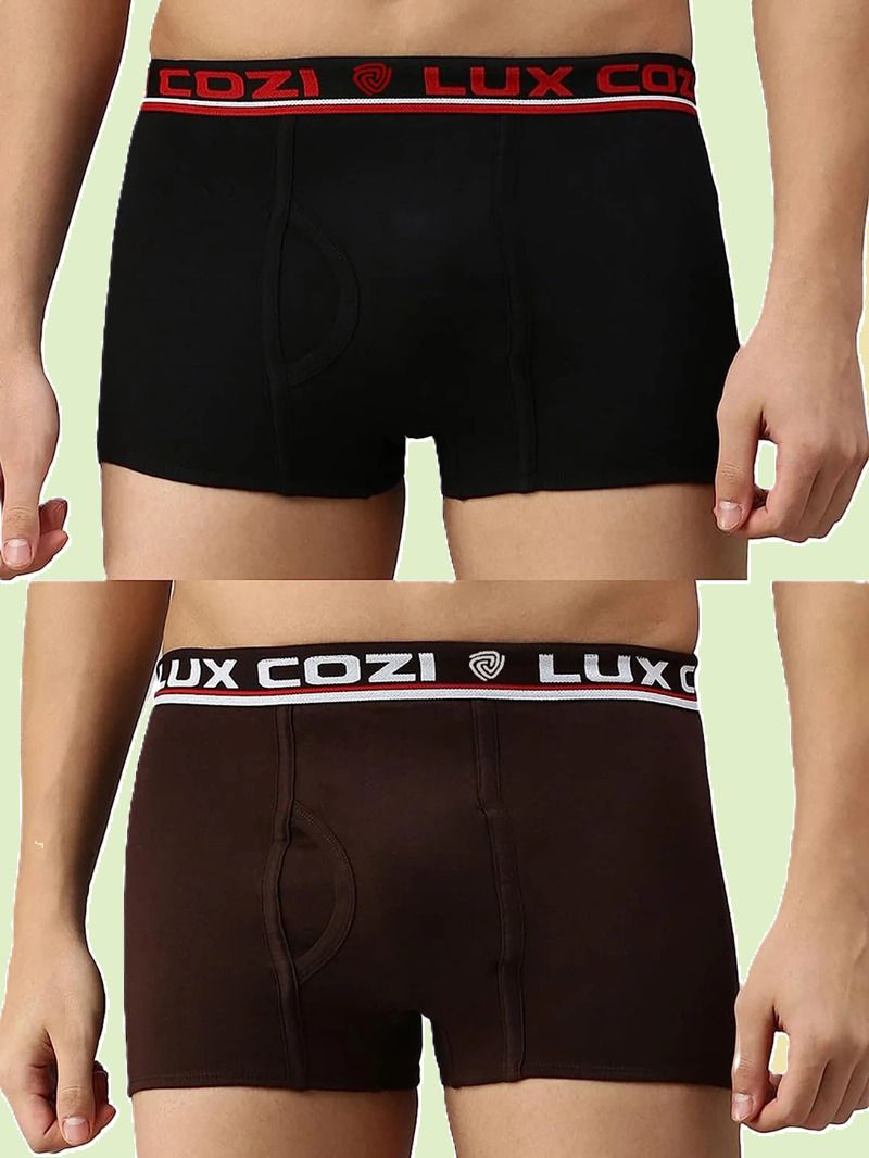 lux cozi Pack of 2 Solid Men Trunk-picture-43