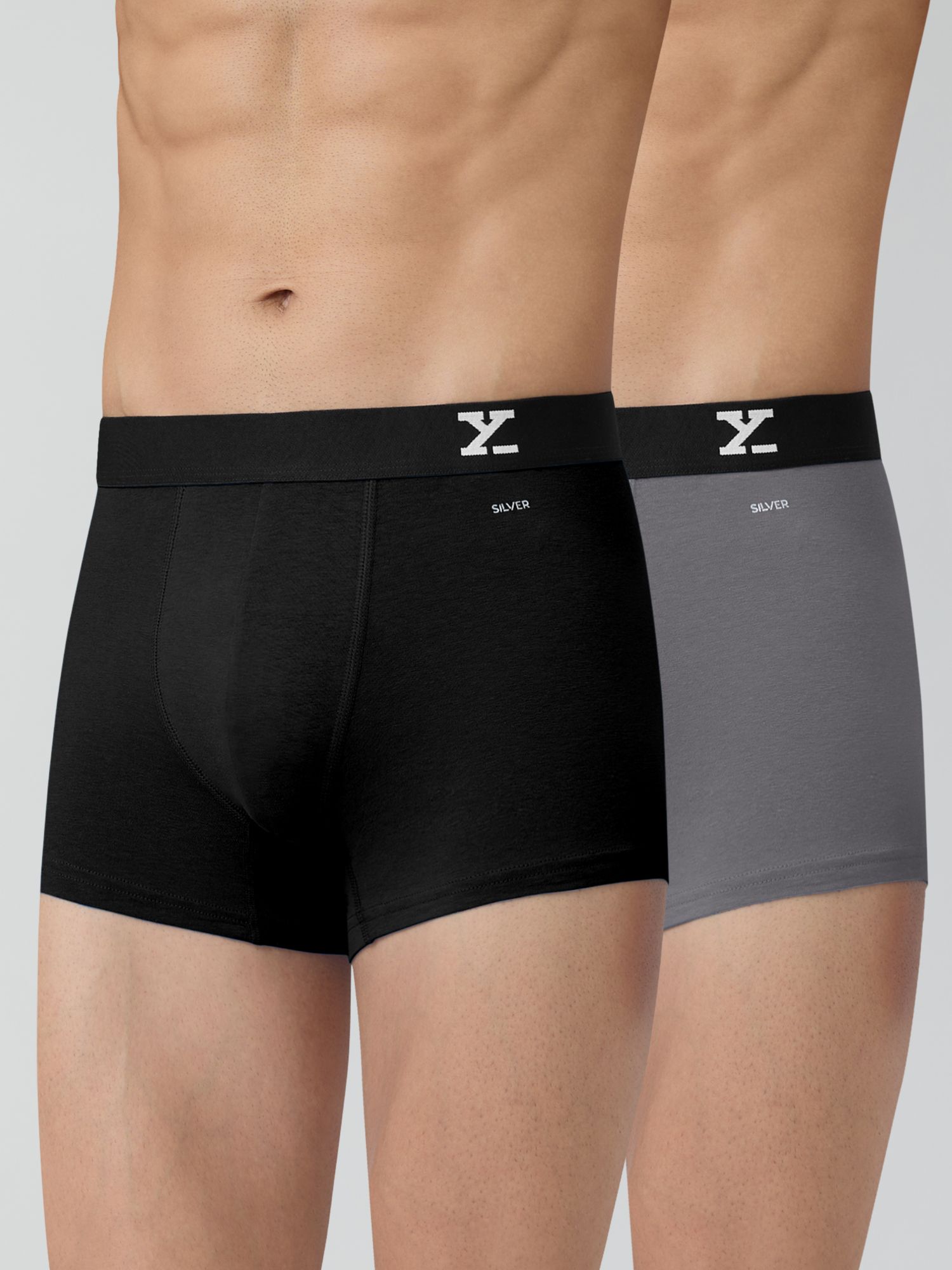 Pack of 2 Aero Anti-bacterial Odour-free cotton Solid Men Trunk-image-42