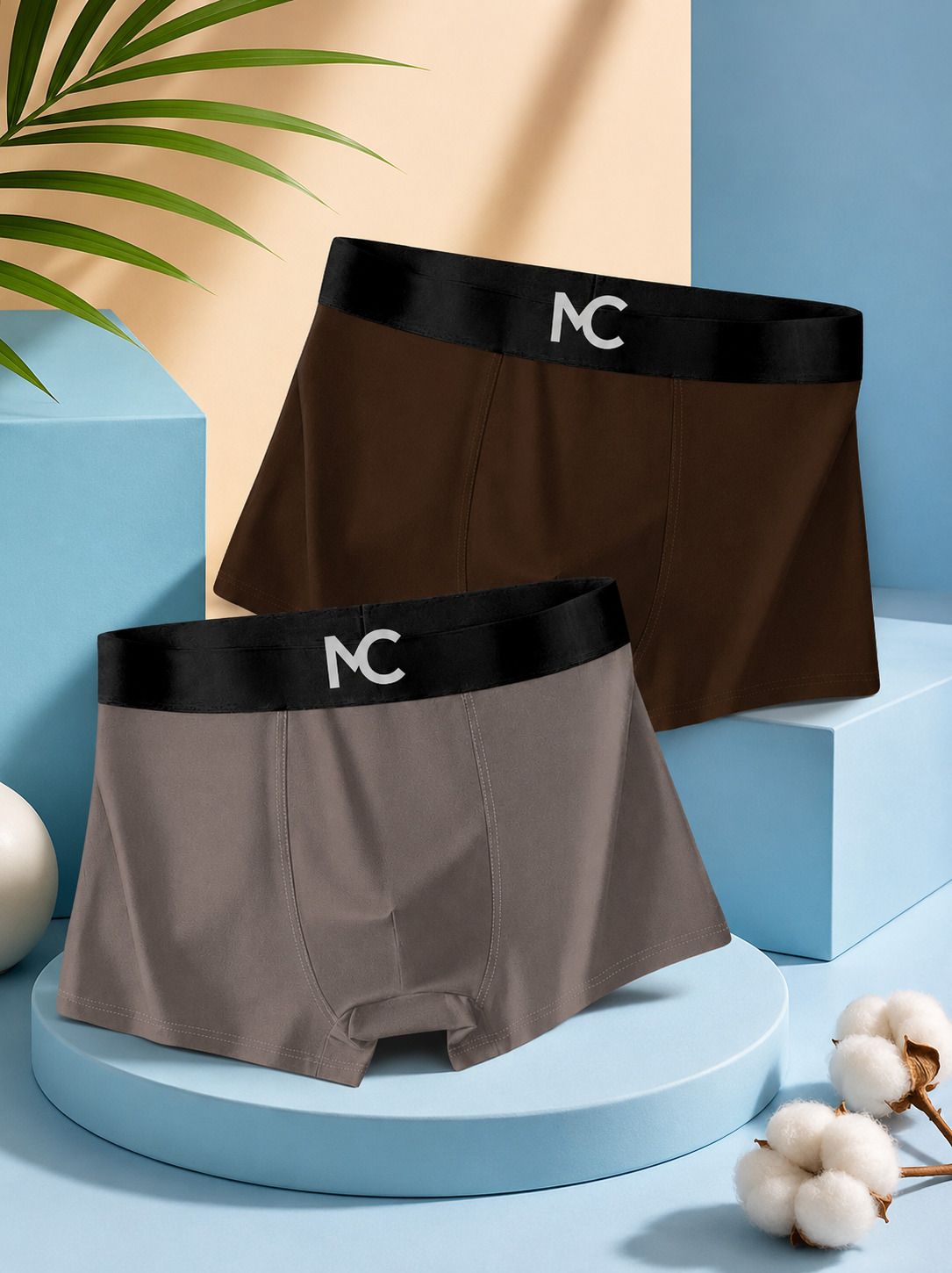 mokichi Pack of 2 Solid Men Brief-picture-38