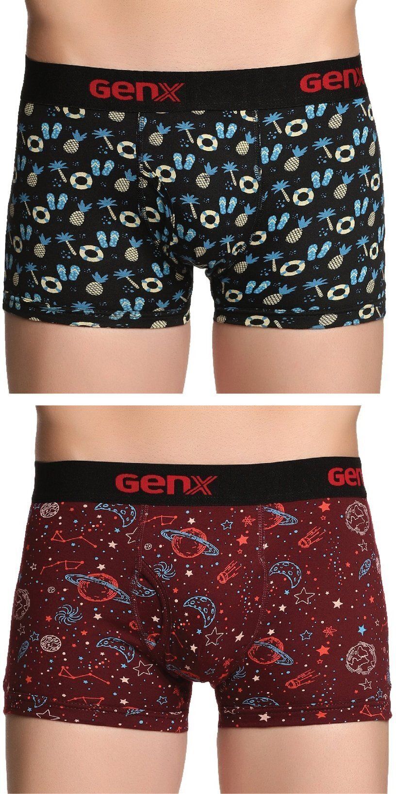 genx Pack of 2 Solid Men Trunk-picture-11