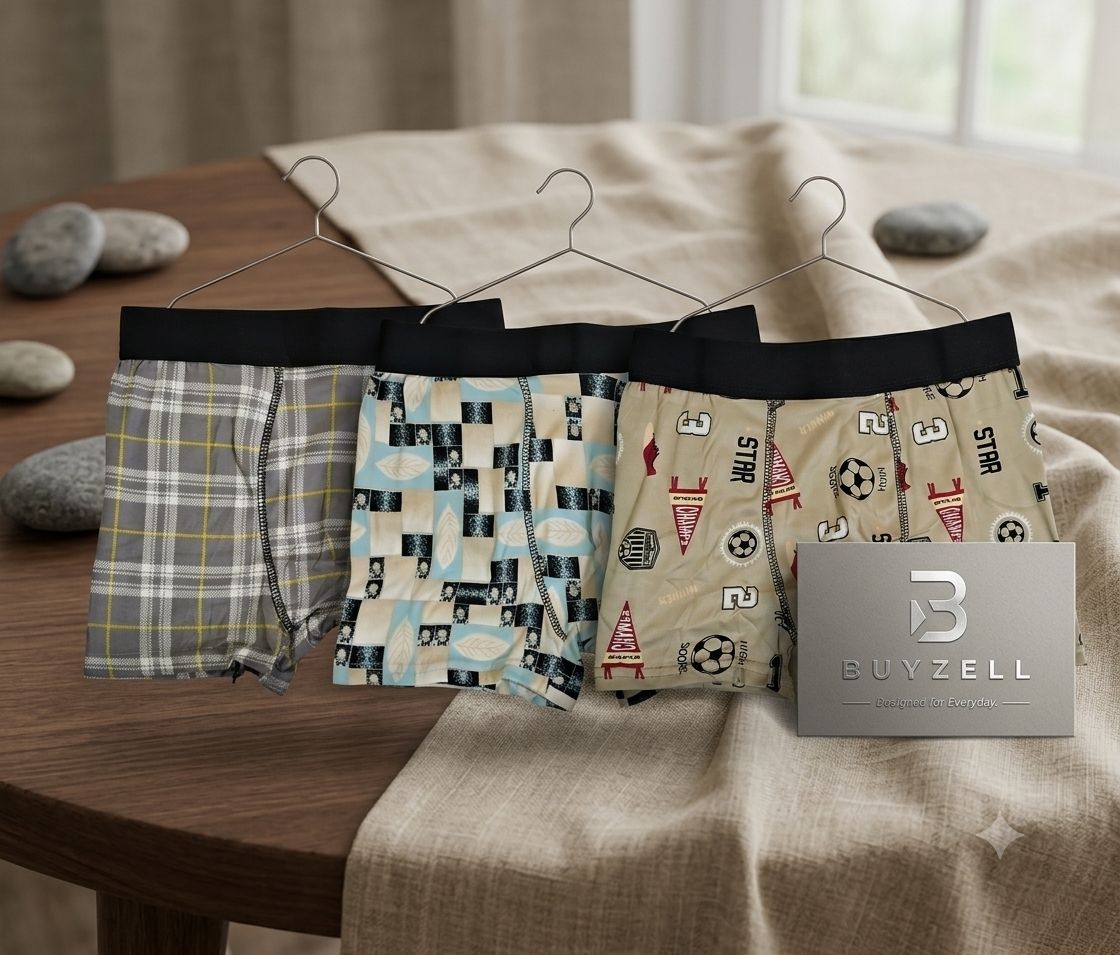 buyzell Pack of 3 Printed Men Trunk-picture-48
