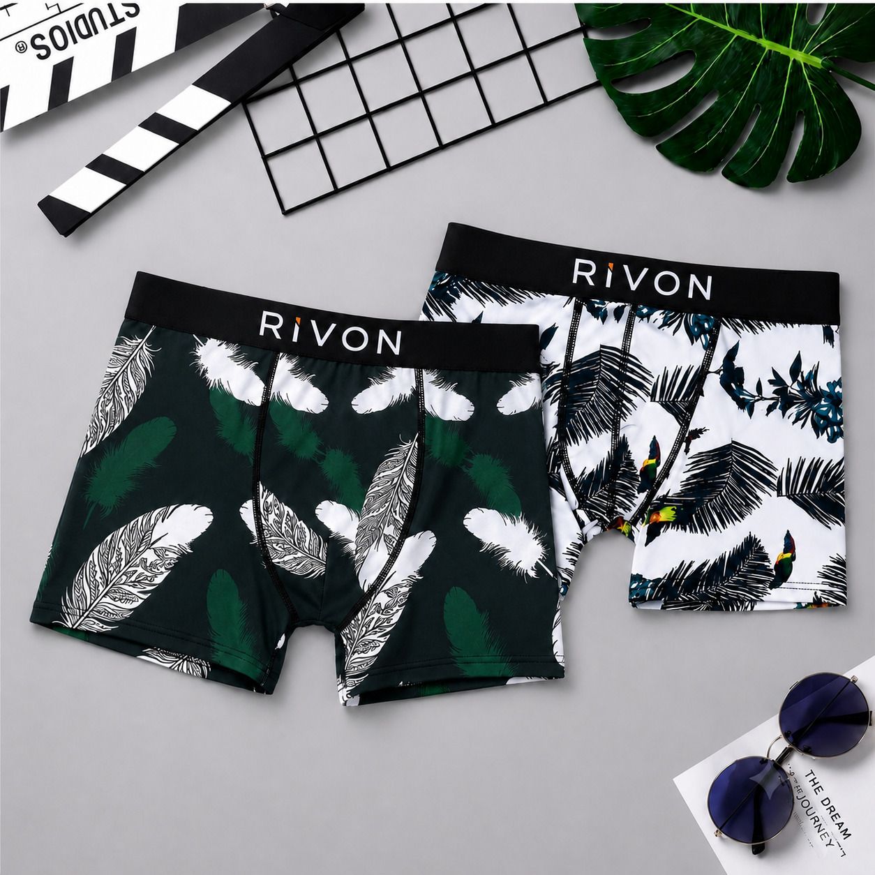 rivon Floral Print, Printed, Graphic Print Men Trunk-picture-25