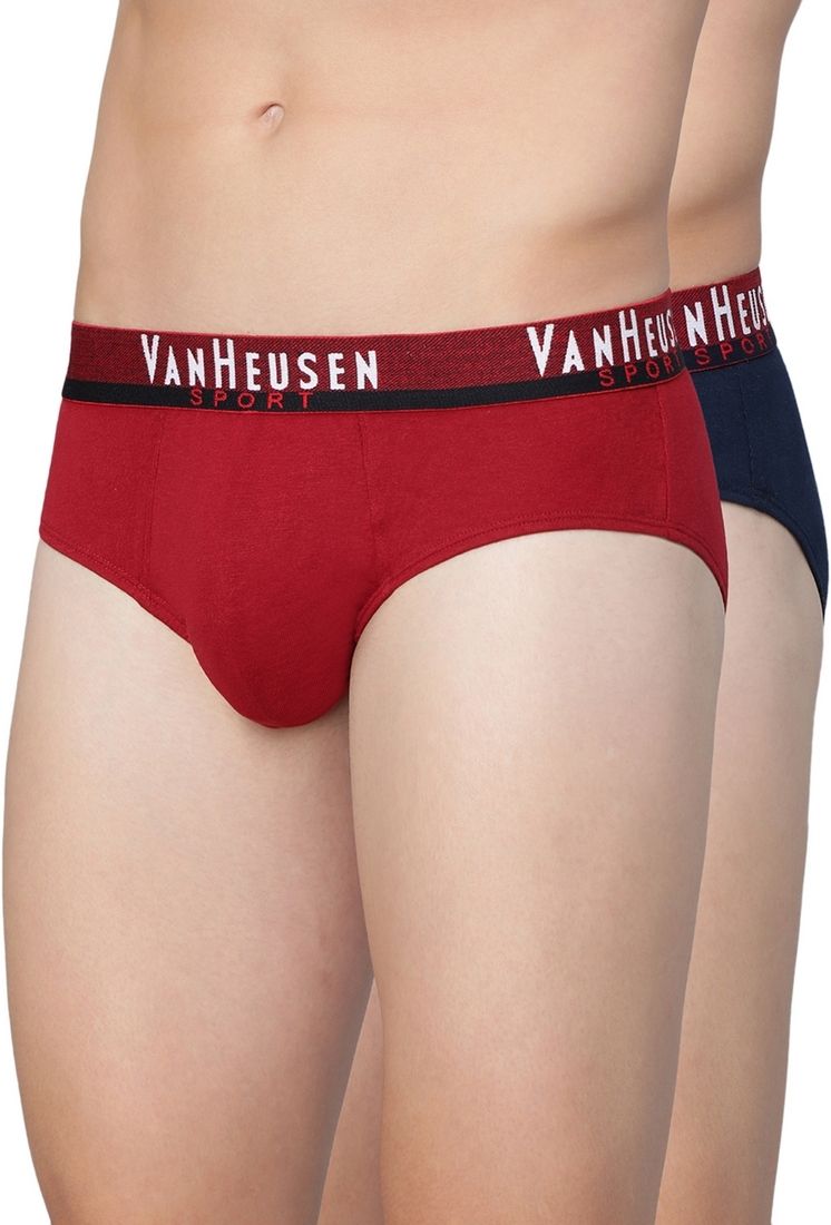 van heusen Pack of 2 Solid Men Brief-picture-41