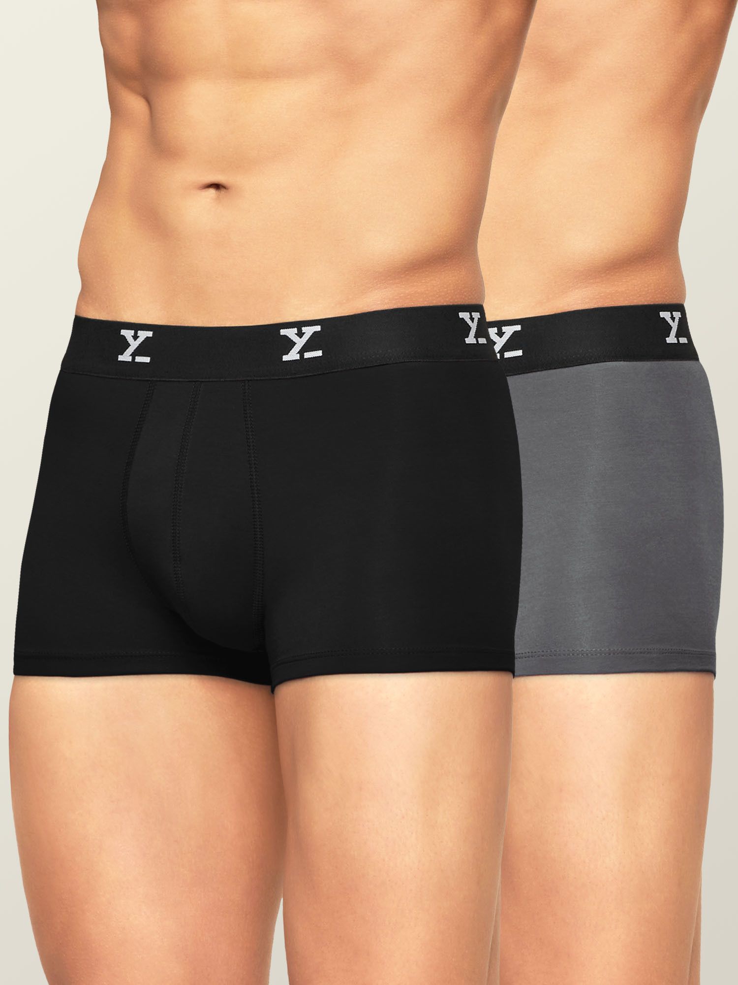 xyxx Pack of 2 Ace Intellisoft Micro Modal Solid Men Trunk-picture-26