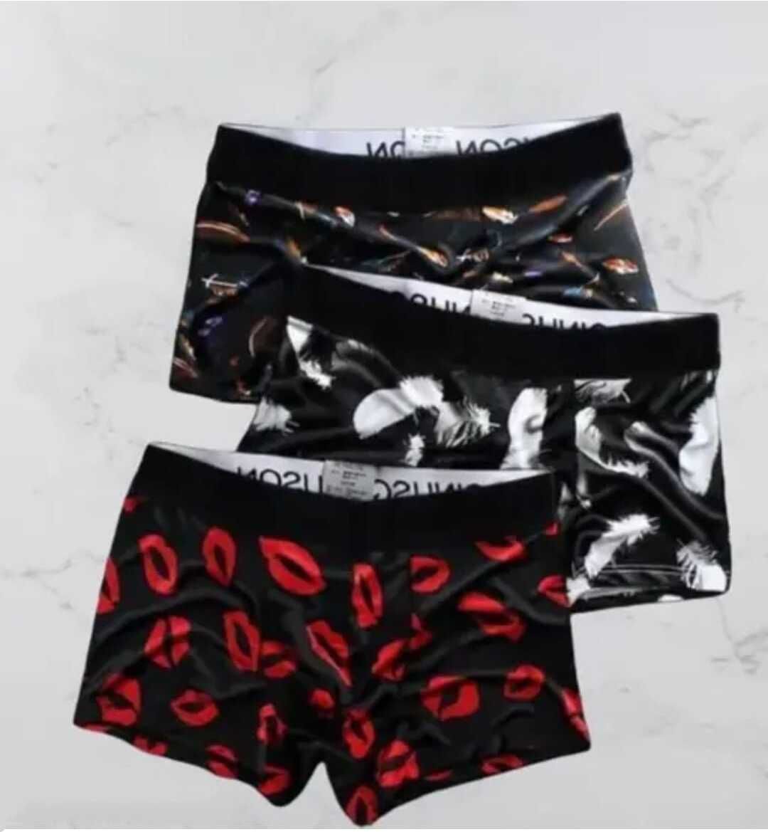viva plast Pack of 3 Printed Men Brief-picture-8