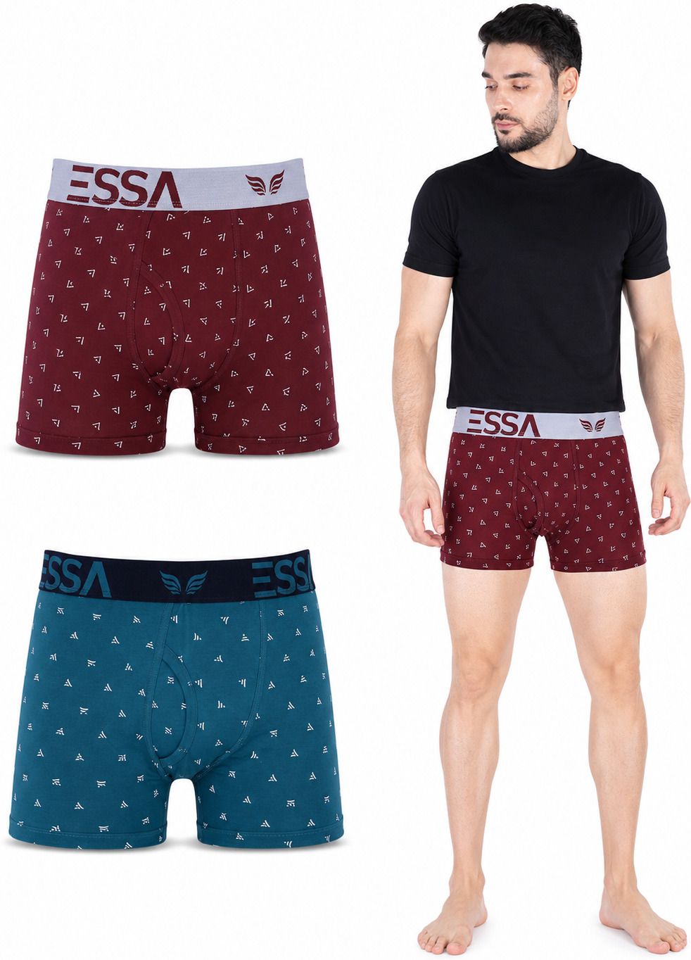 essa Pack of 2 Printed Men Trunk-picture-24