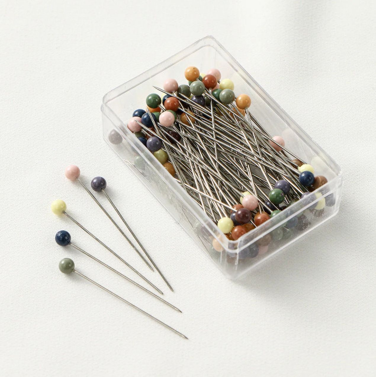 Ishtyle Multicolour Pearl Head Hijab Pins | Fabric-Safe Scarf Pins for Women & Girls | Brooch-image-45