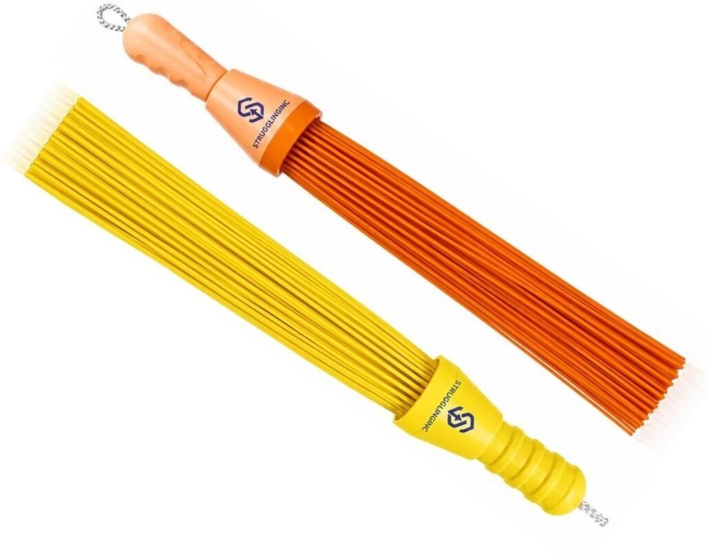 plastic jhadu for bed cleaning SET-2 Plastic Wet and Dry Broom-image-5
