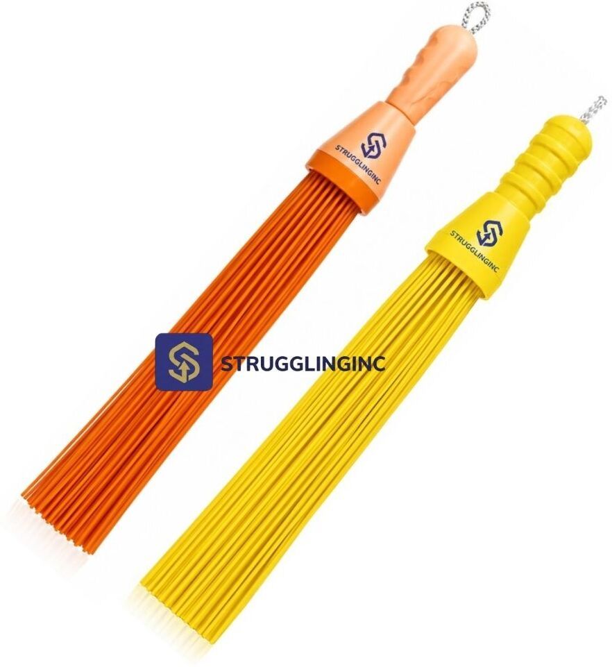 strugglinginc SET-2 plastic jhadu with long handle Plastic Wet and Dry Broom-picture-39