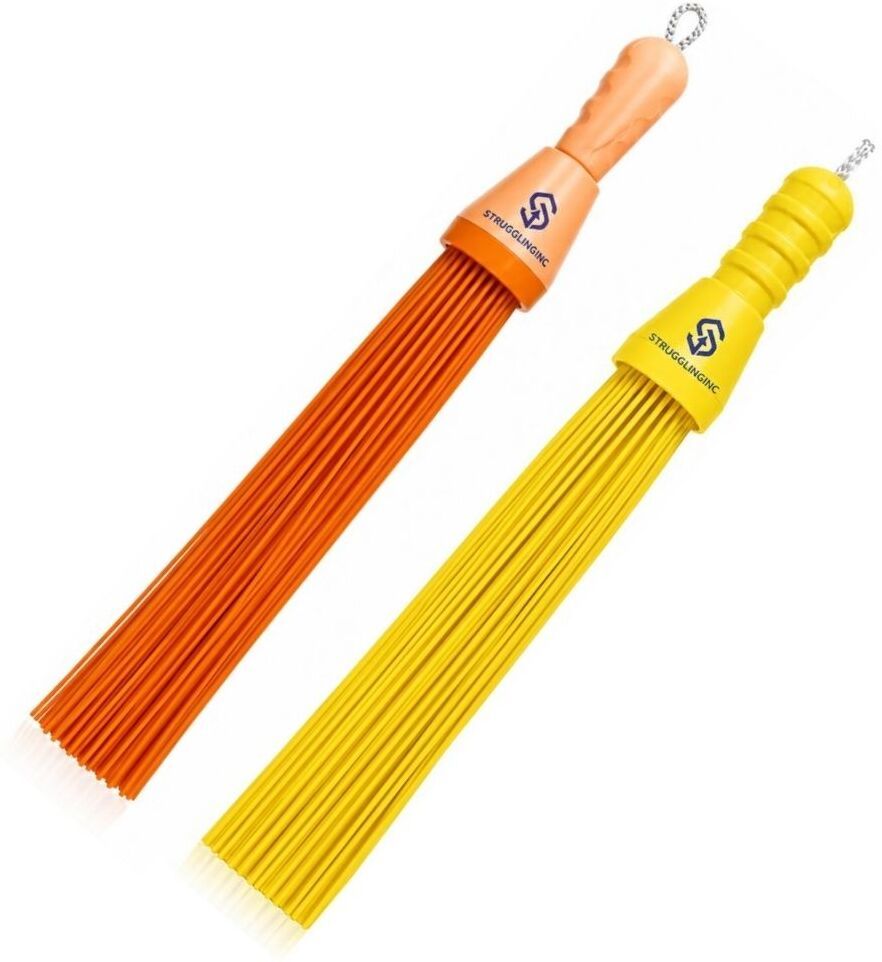 strugglinginc SET-2 plastic jhadu for bathroom cleaning with soft bristles Plastic Wet and Dry Broom-picture-18