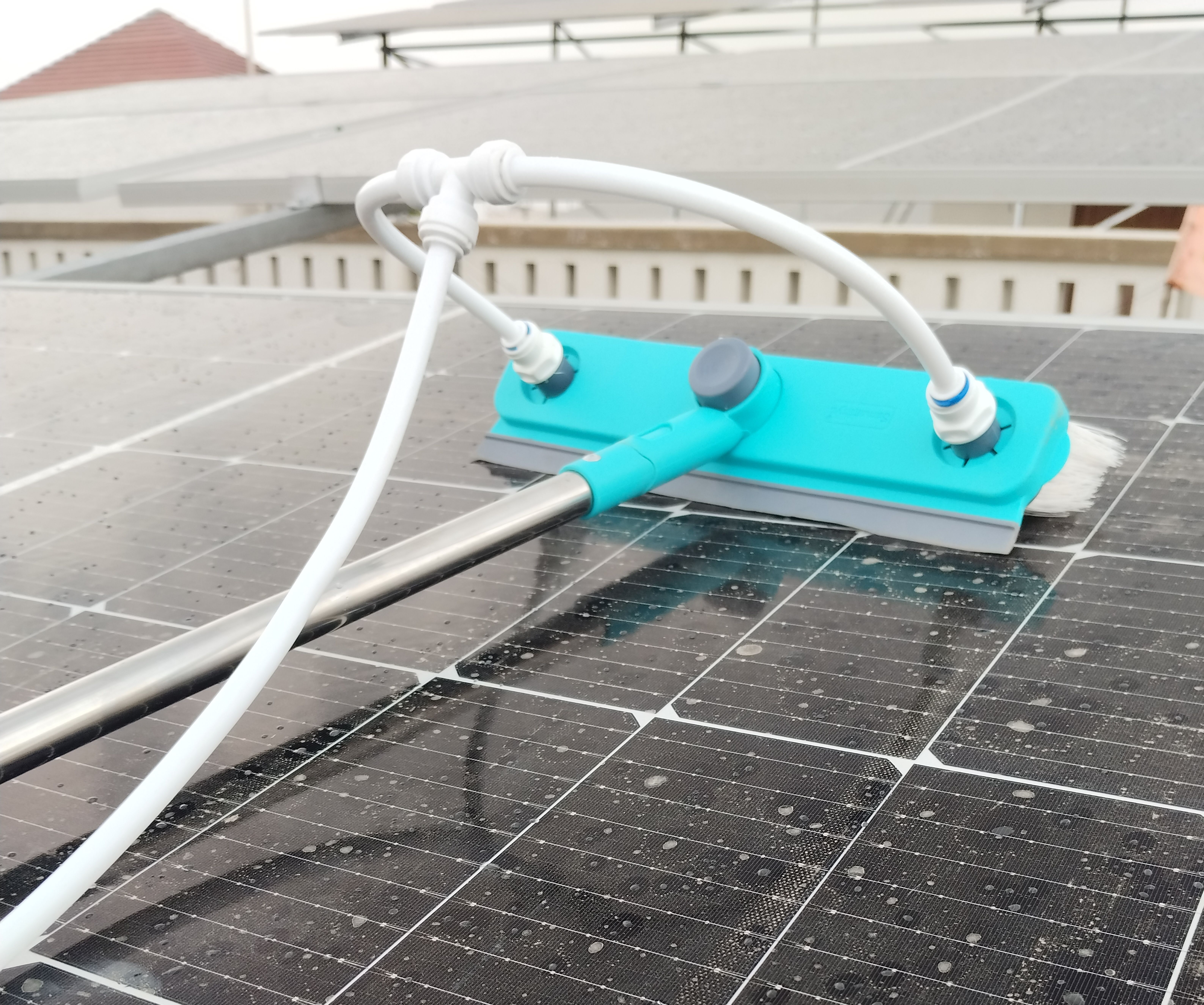 solar panel cleaning brush Nylon Wet and Dry Brush