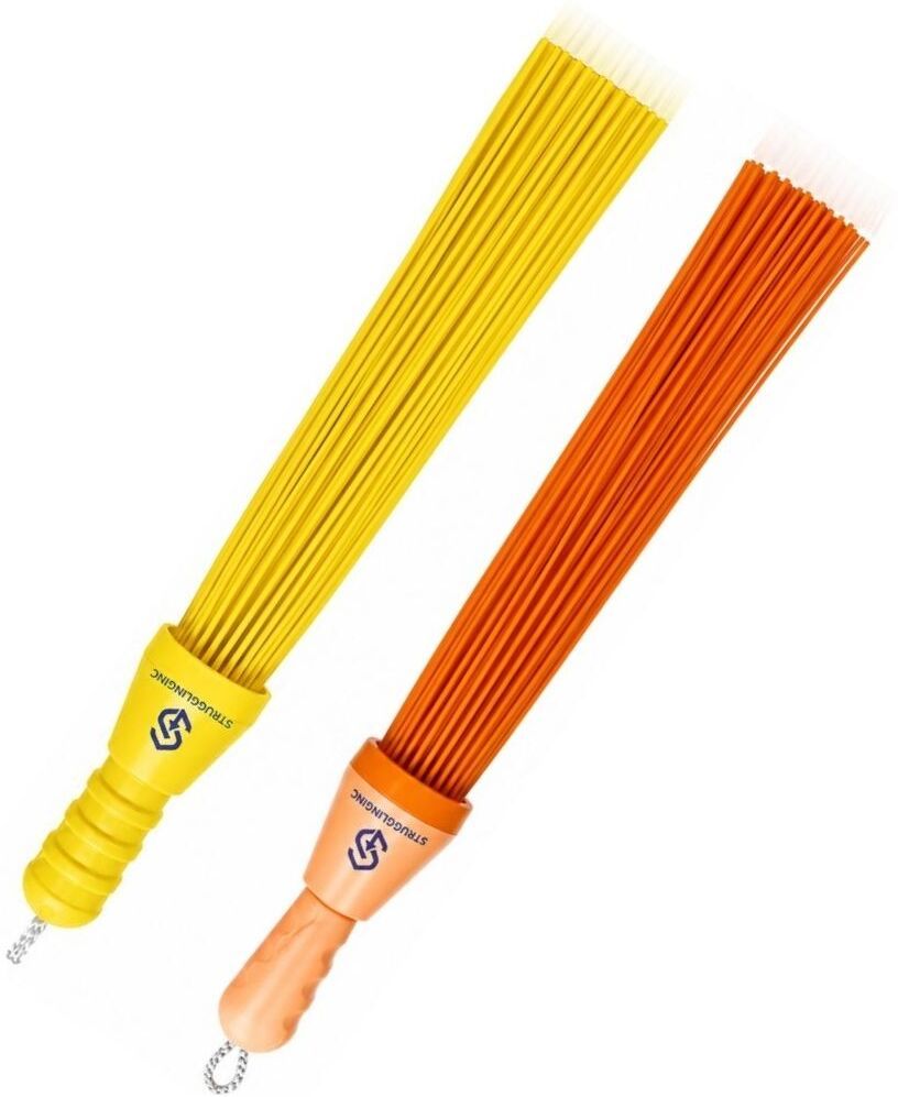plastic broom for floor cleaning SET-2 Plastic Wet and Dry Broom-image-25
