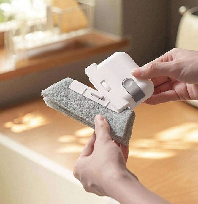 diyal enterprise Magic Window Cleaning Brush, Quickly Clean All Window Slides and Gaps Microfibre Wet and Dry Brush-picture-20