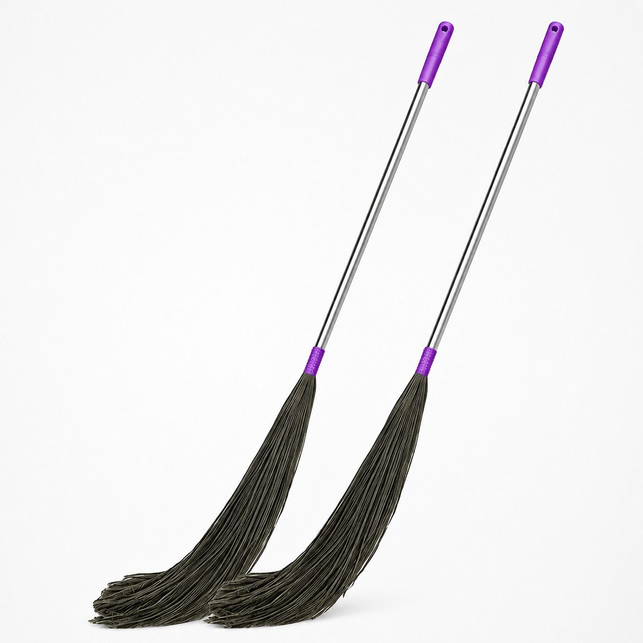 abba Steel Phool Jhadu Grass Dry Broom-picture-25