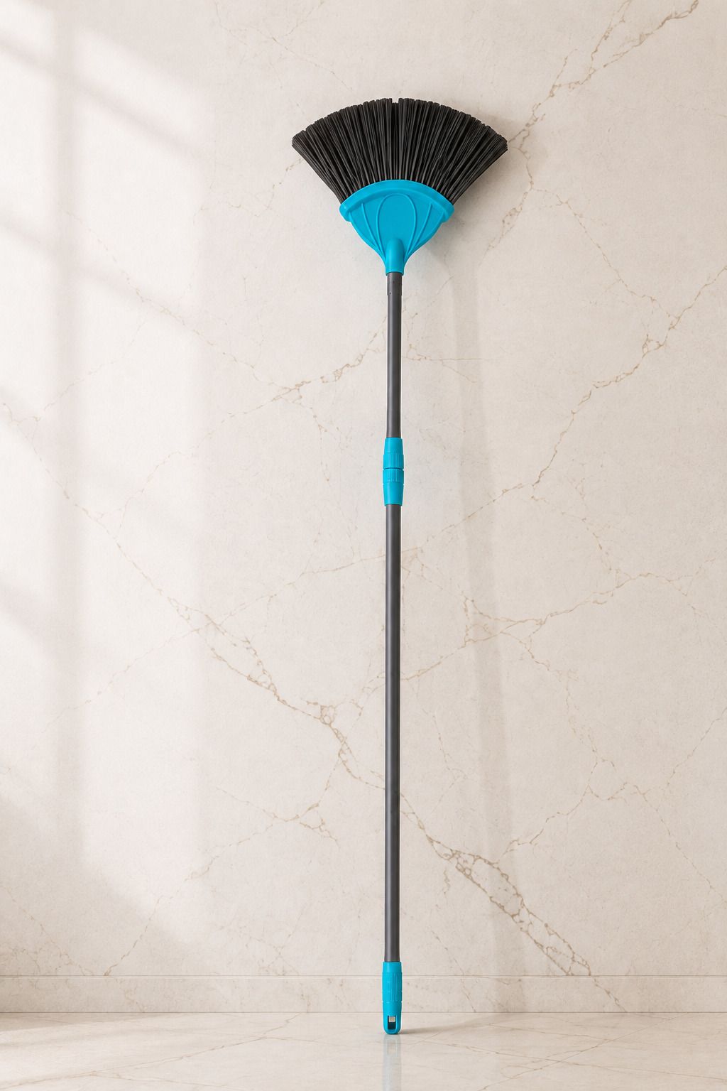 C.Green Cobweb Duster Jala Brush for Ceiling Wall Window Cleaning Polypropylene, Nylon Wet and Dry Brush-image-1