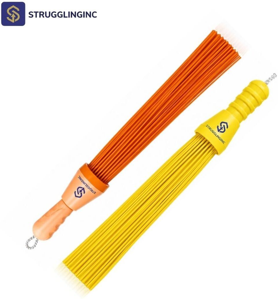 plastic kharata broom for bathroom SET-2 Plastic Wet and Dry Broom-image-4
