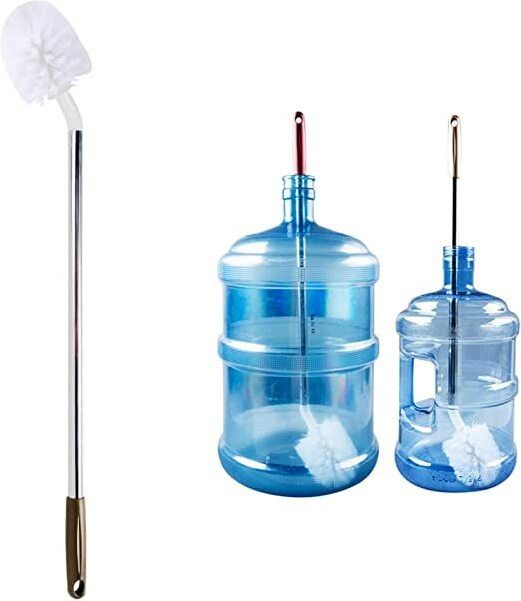 Extra-Long Flexible Water Bottle Brush – L-Shaped Cleaning Tool for Water Jugs-image-45