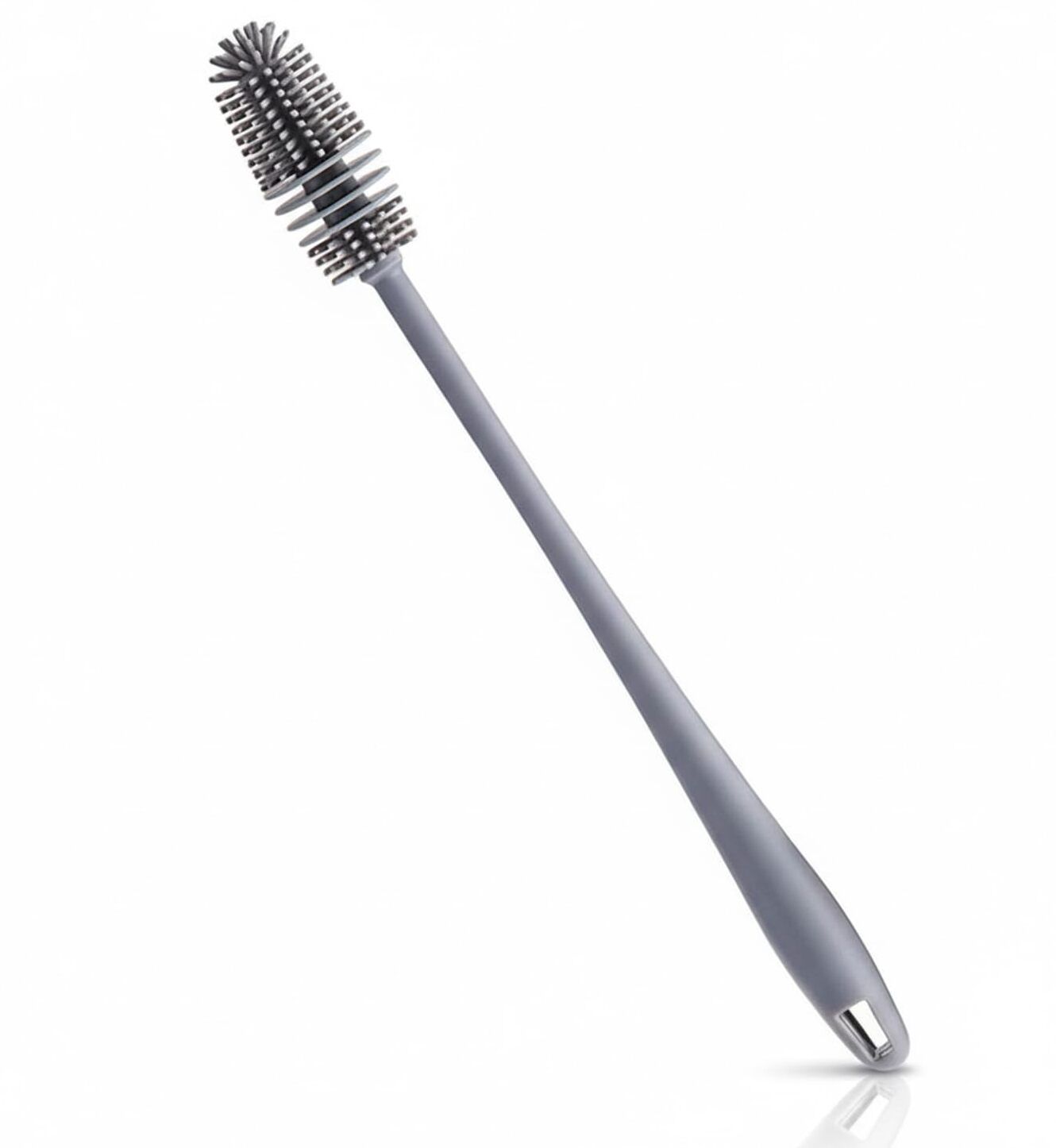 Silicone Bottle Cleaner Brush Long Handle Bristles Baby Bottle Cleaning Brush