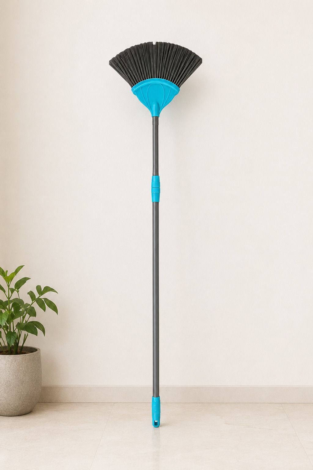 C.Green.Cobweb .Duster .Jala Brush for Ceiling Wall Window Cleaning Polypropylene, Nylon Wet and Dry Brush-image-0