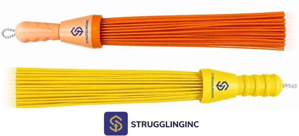 SET-2 Toilet, Kitchen & Home Floor Cleaning, Long Handle Plastic Jhadu Plastic Wet and Dry Broom-image-18