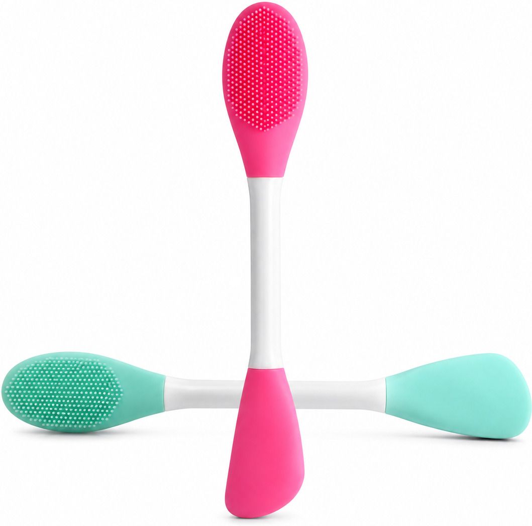 Portable Silicone Face Pack Applicator & Cleansing Brush | Pack of 2-image-18
