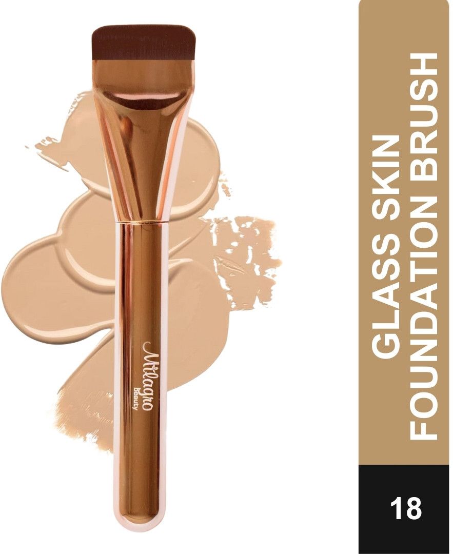 Premium Glass Skin Foundation Flat Spatula Brush for Blending Liquid Makeup-image-19