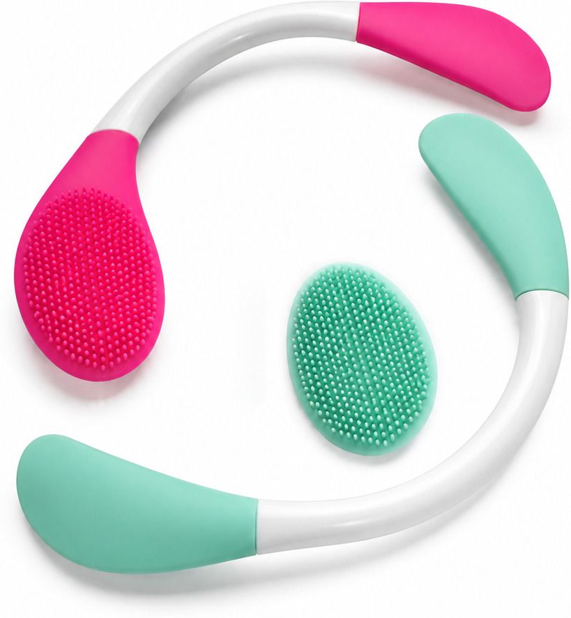 Hygienic Silicone Face Pack Brush & Deep Cleansing Scrubber | Pack of 2-image-40