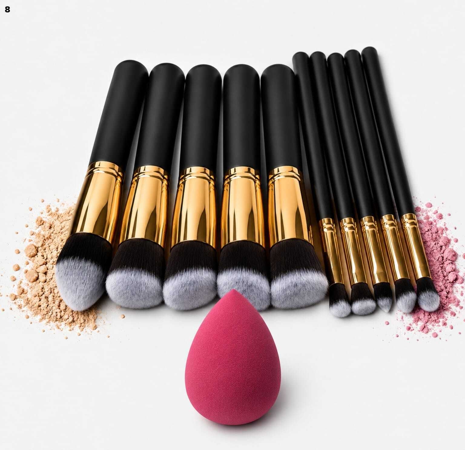 shivinaluxe Makeup Brush Set Face Makeup Applicator Kit Sponge-picture-6