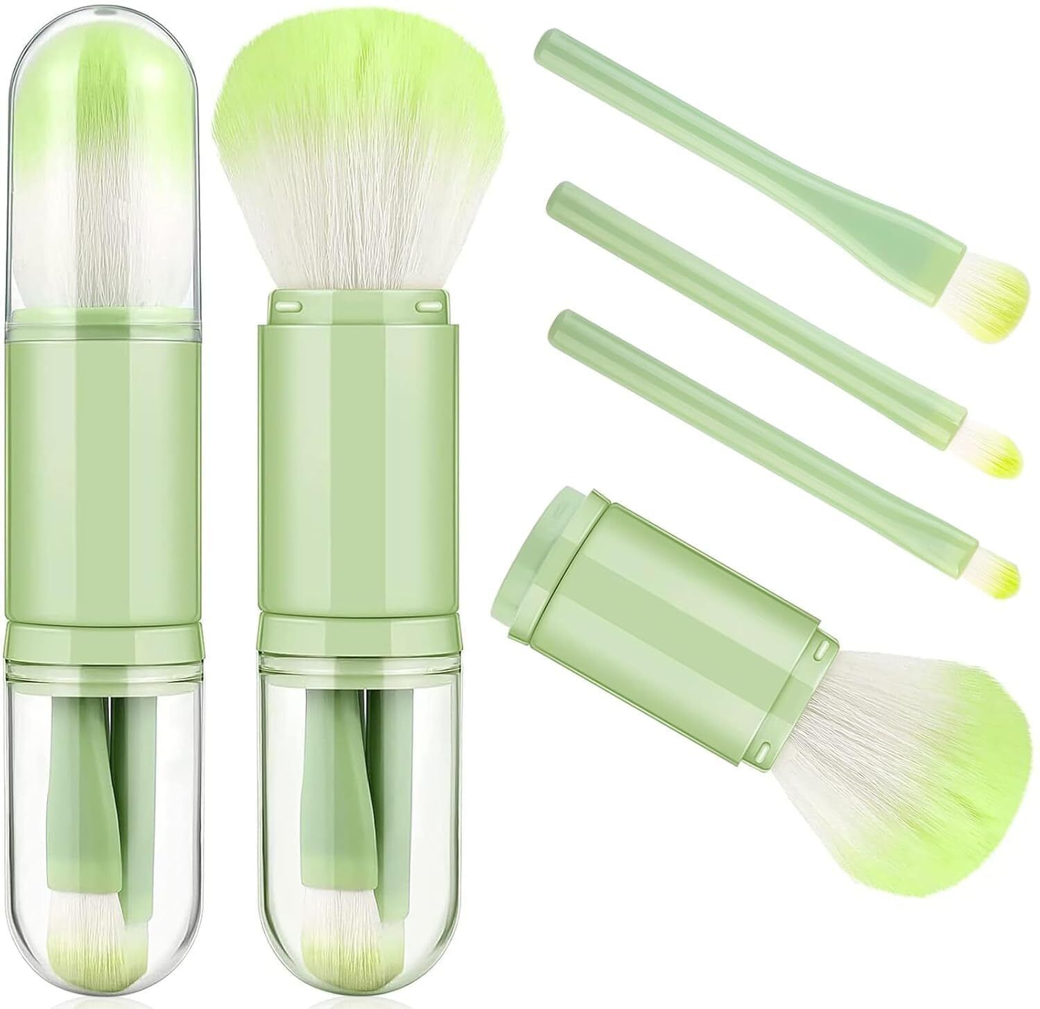 suvaniq 4 in 1 Makeup Brush Set with Protective Case, Synthetic Bristles for Daily Use-picture-10
