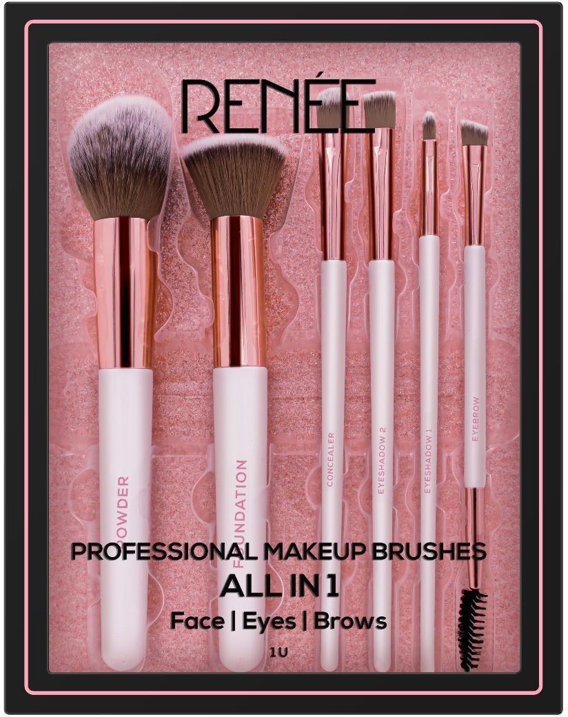 All In 1 Professional Makeup Brushes Set Of 6-image-42