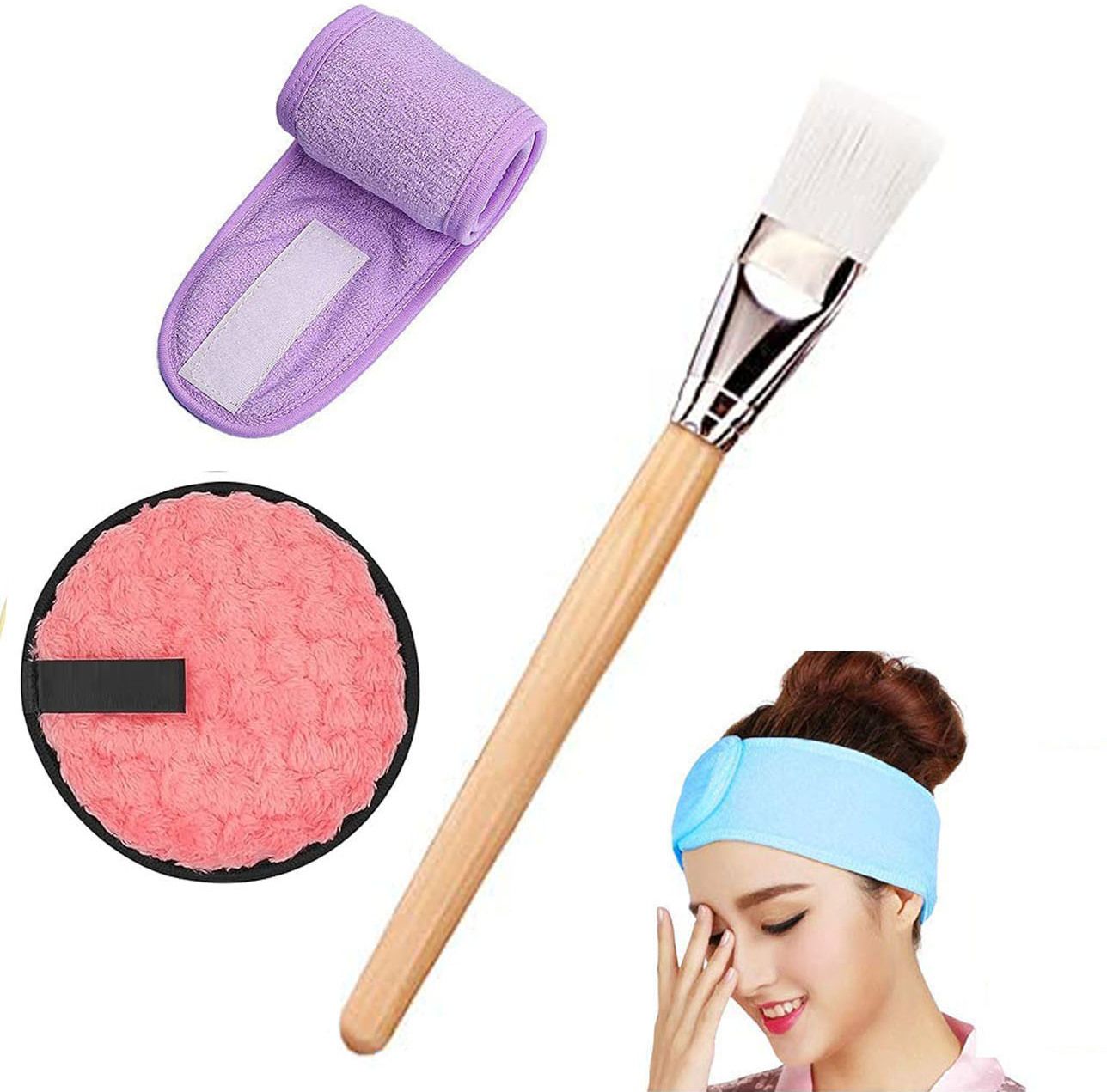 Face Mask Brush with Makeup Remover Sponge and Facial Hair band-image-46